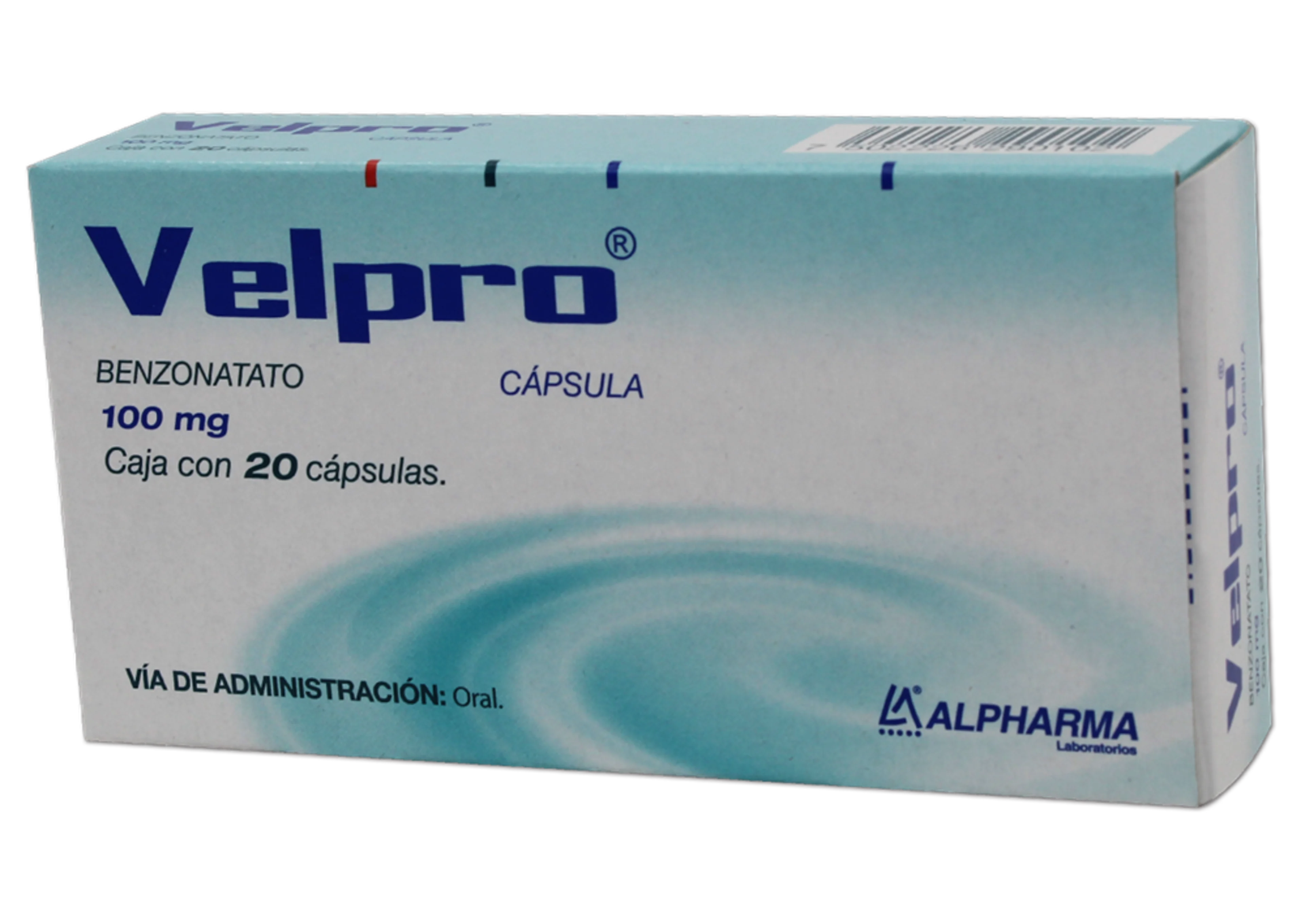 Velpro 100 Mg Con 20 Cápsulas