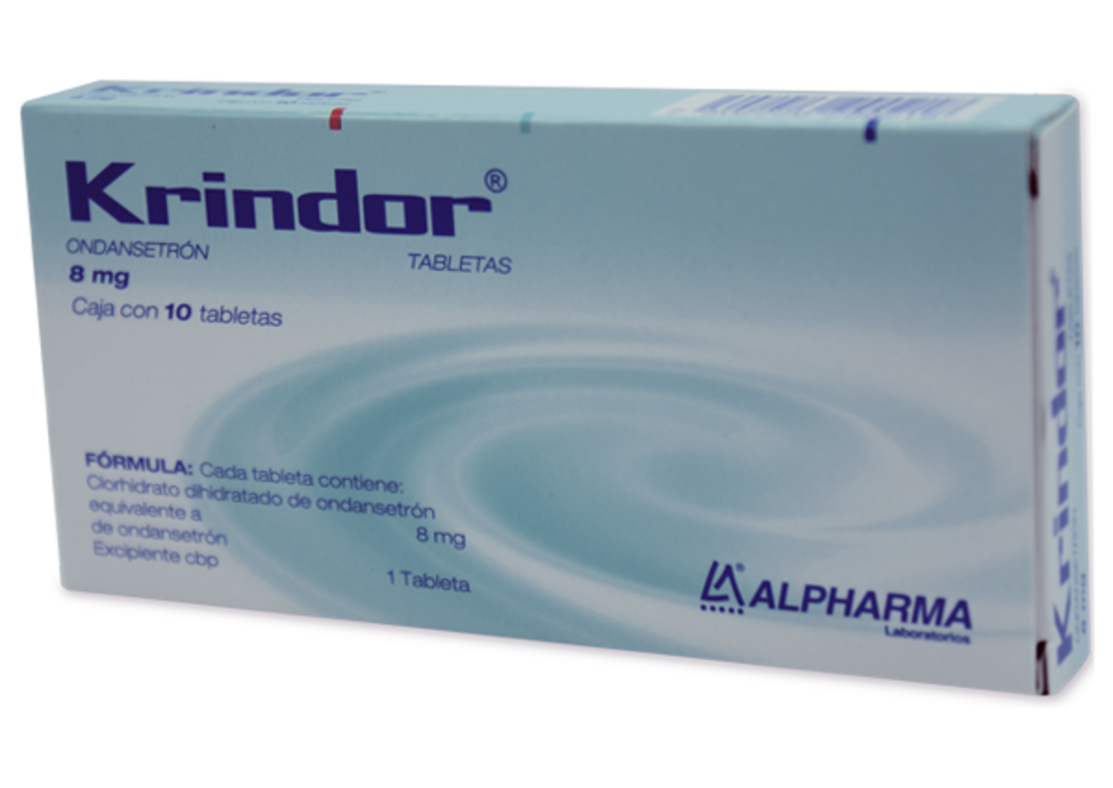 Krindor 8 Mg Con 10 Tabletas