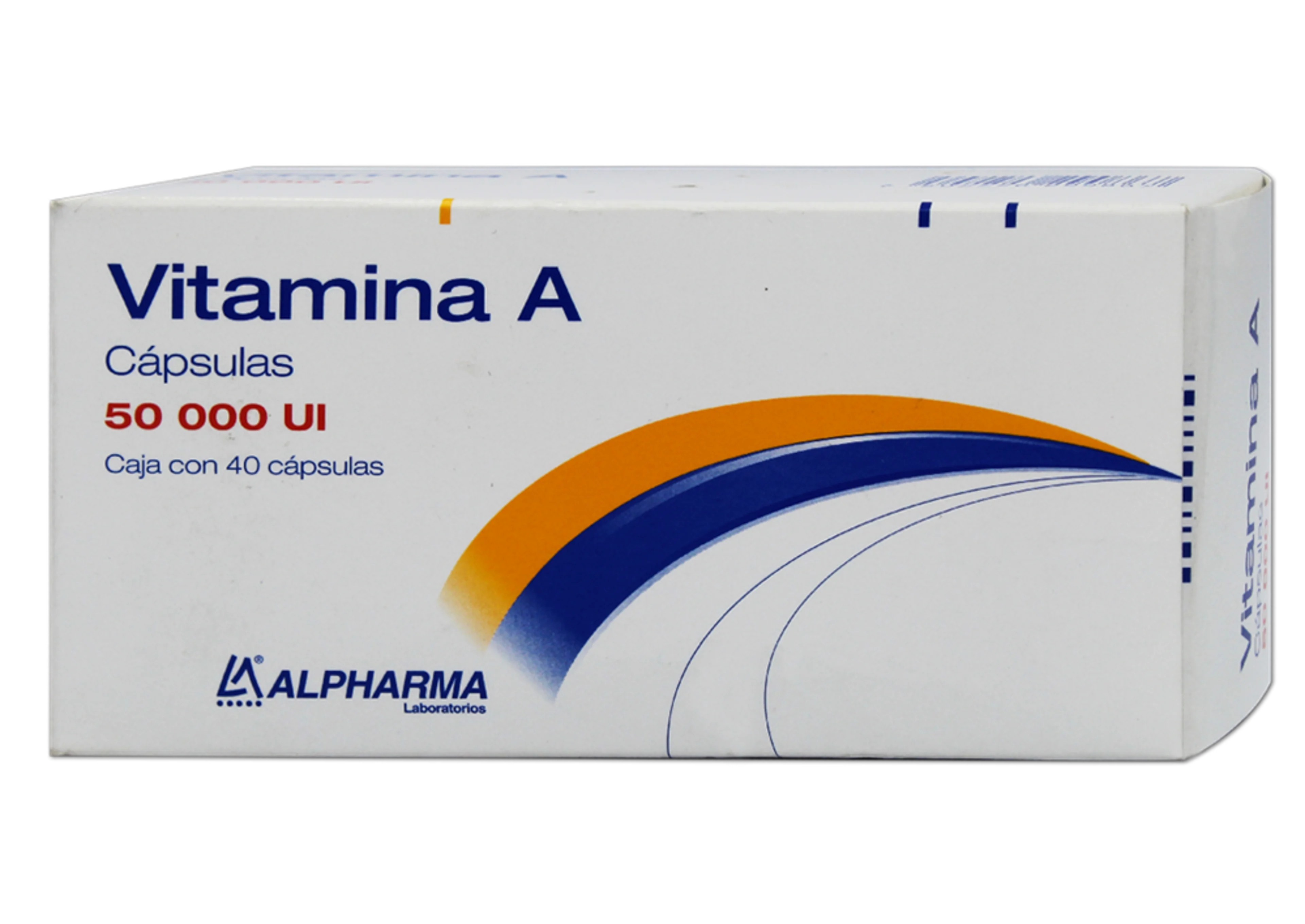 Vitamina A con 40 Tabletas de 50,000 UI