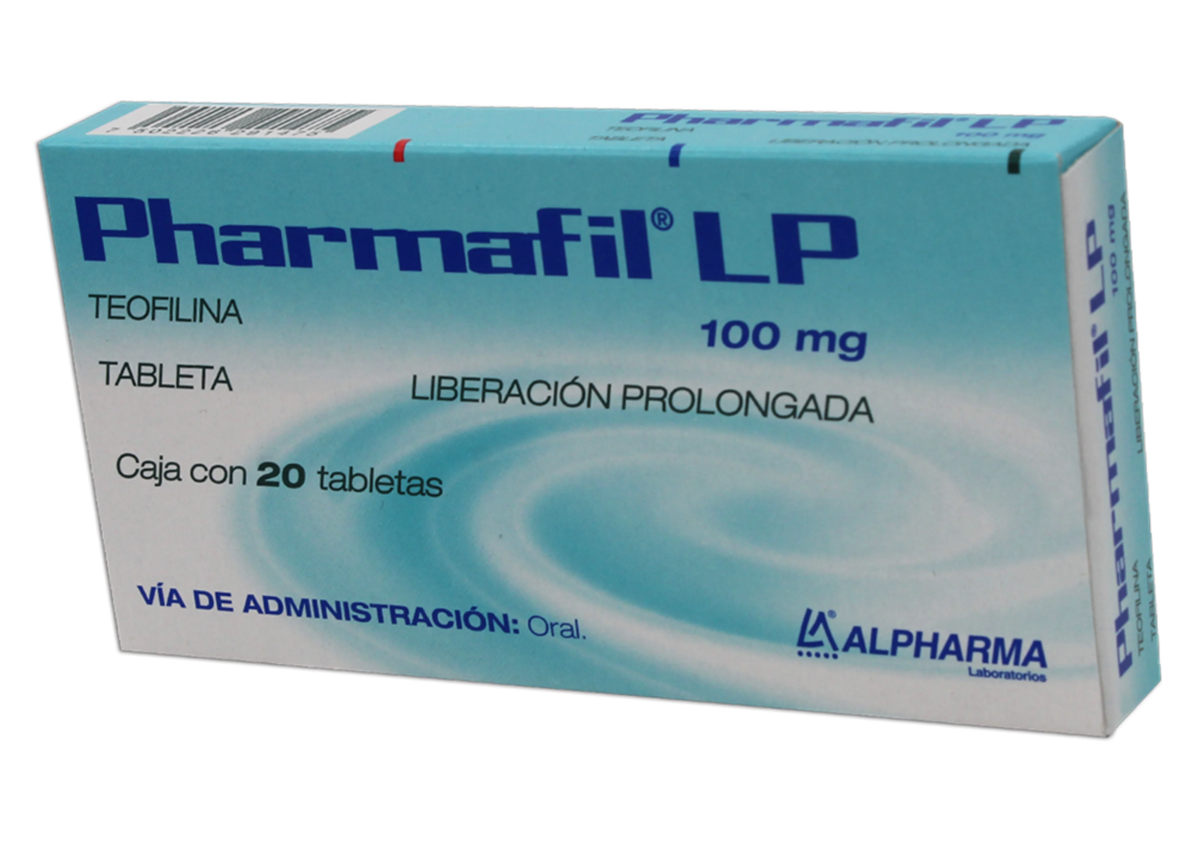 Pharmafil Lp 100 Mg Con 20 Tabletas