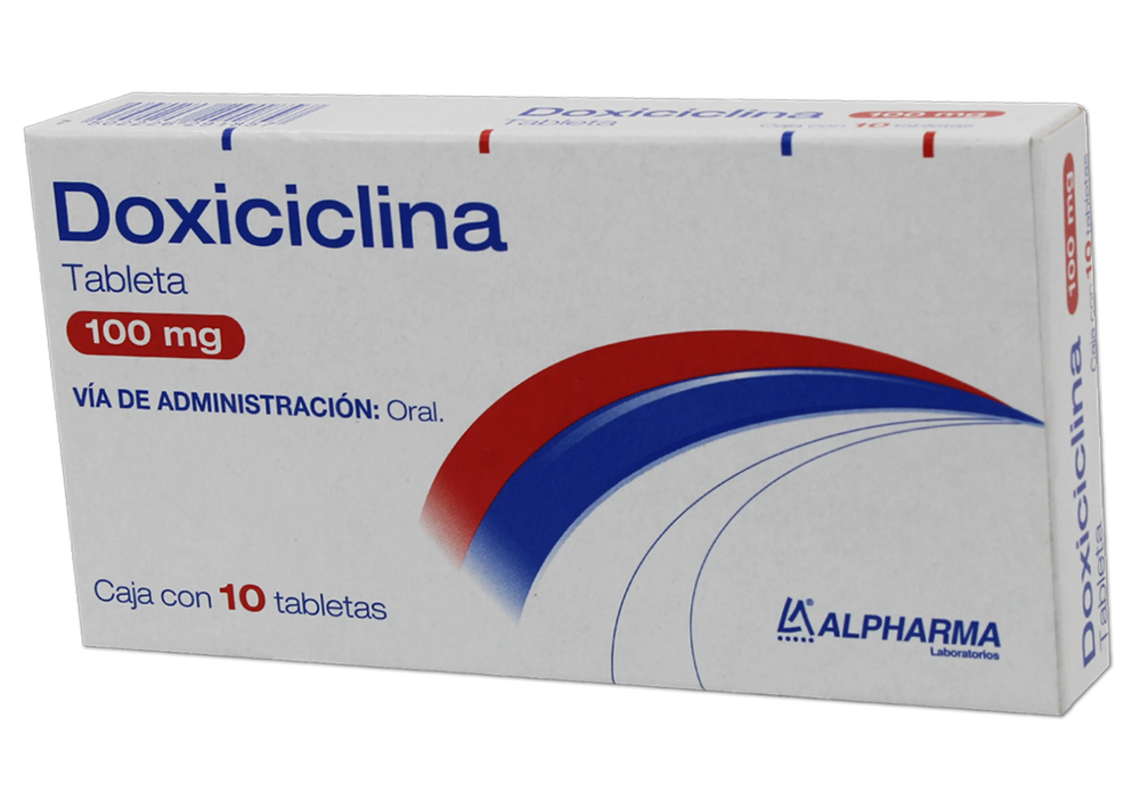 Doxiciclina 100 Mg Con 10 Tabletas