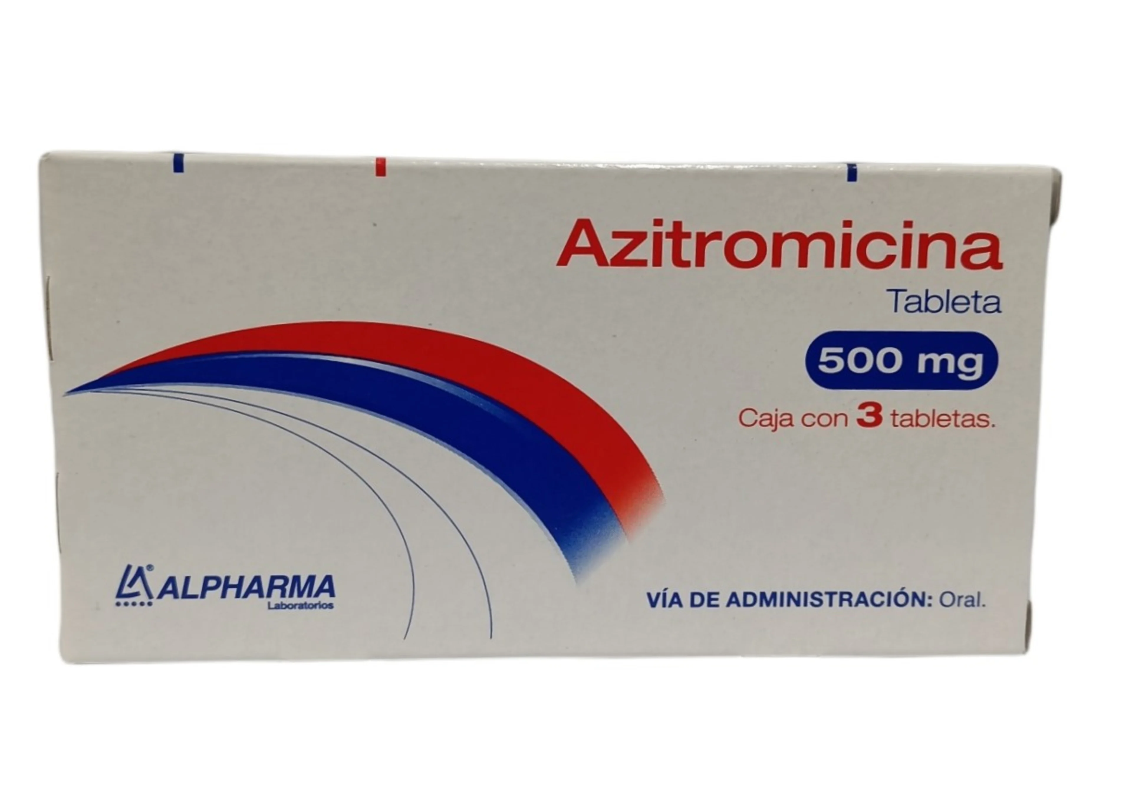 Azitromicina 500 Mg Con 3 Tabletas (Alpharma)