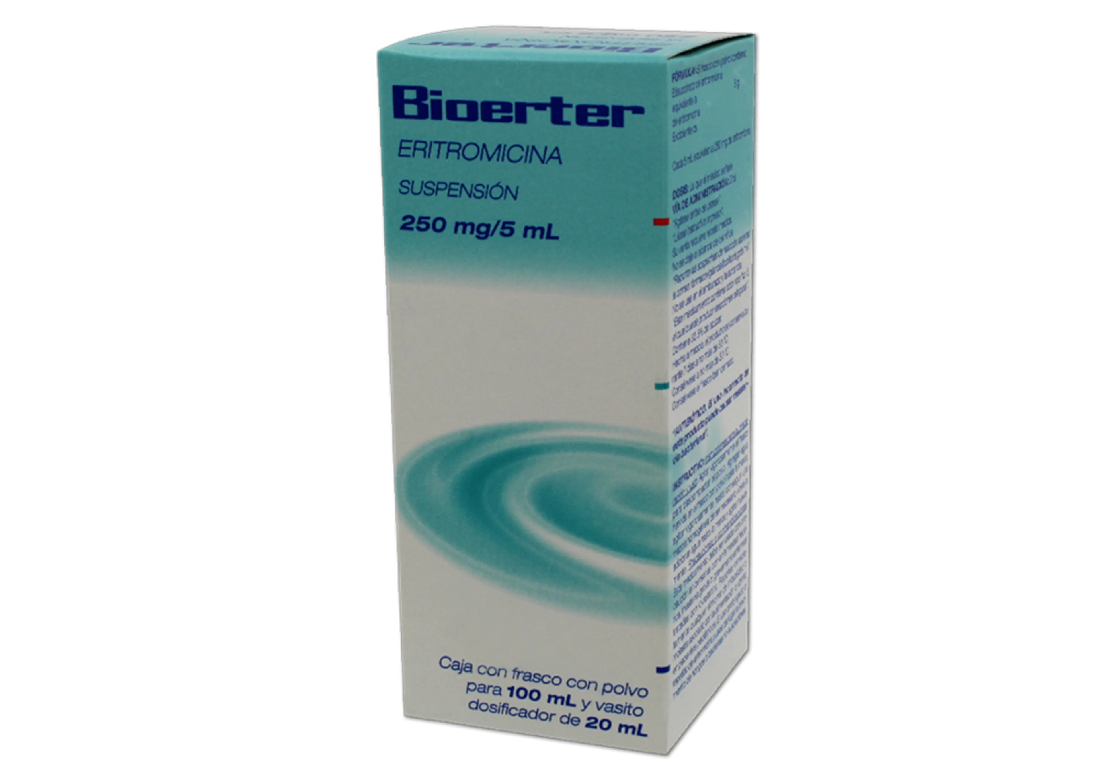 Bioerter Eritromicina 250 Mg Suspensión Oral Con 100 Ml