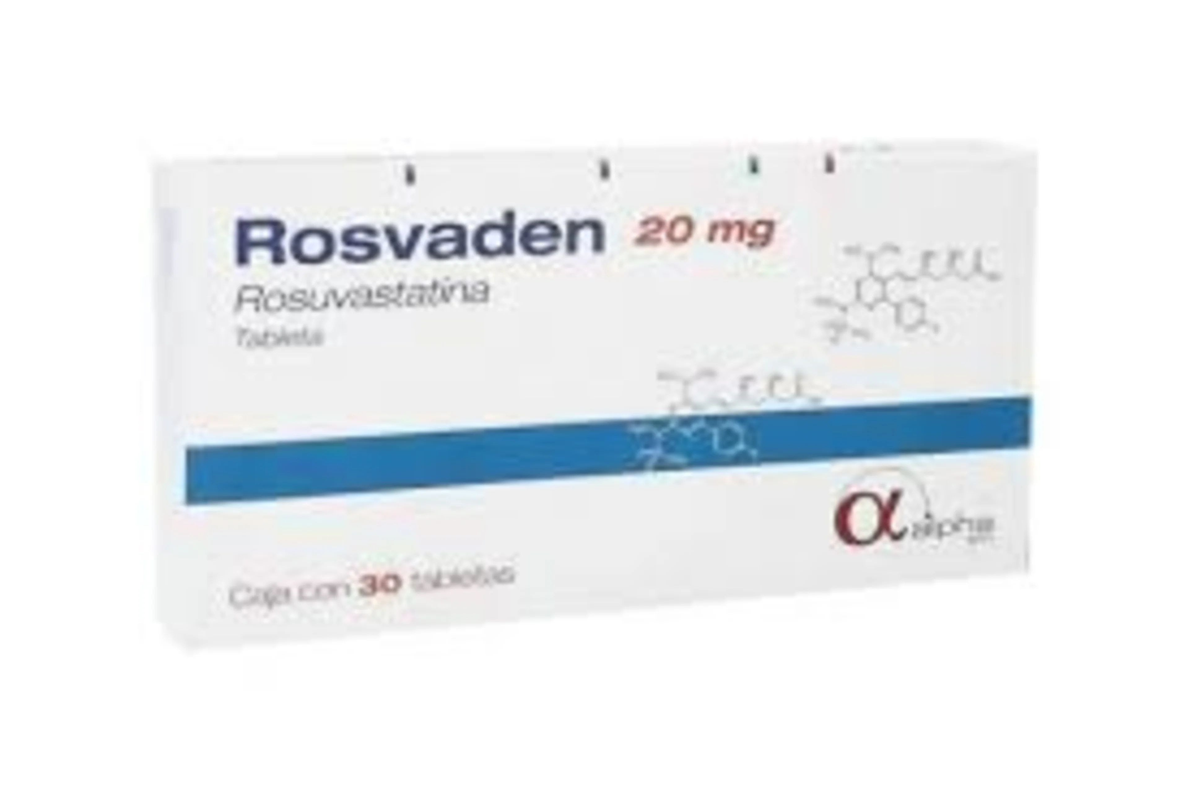 Rosvaden 20 Mg Con 30 Tabletas