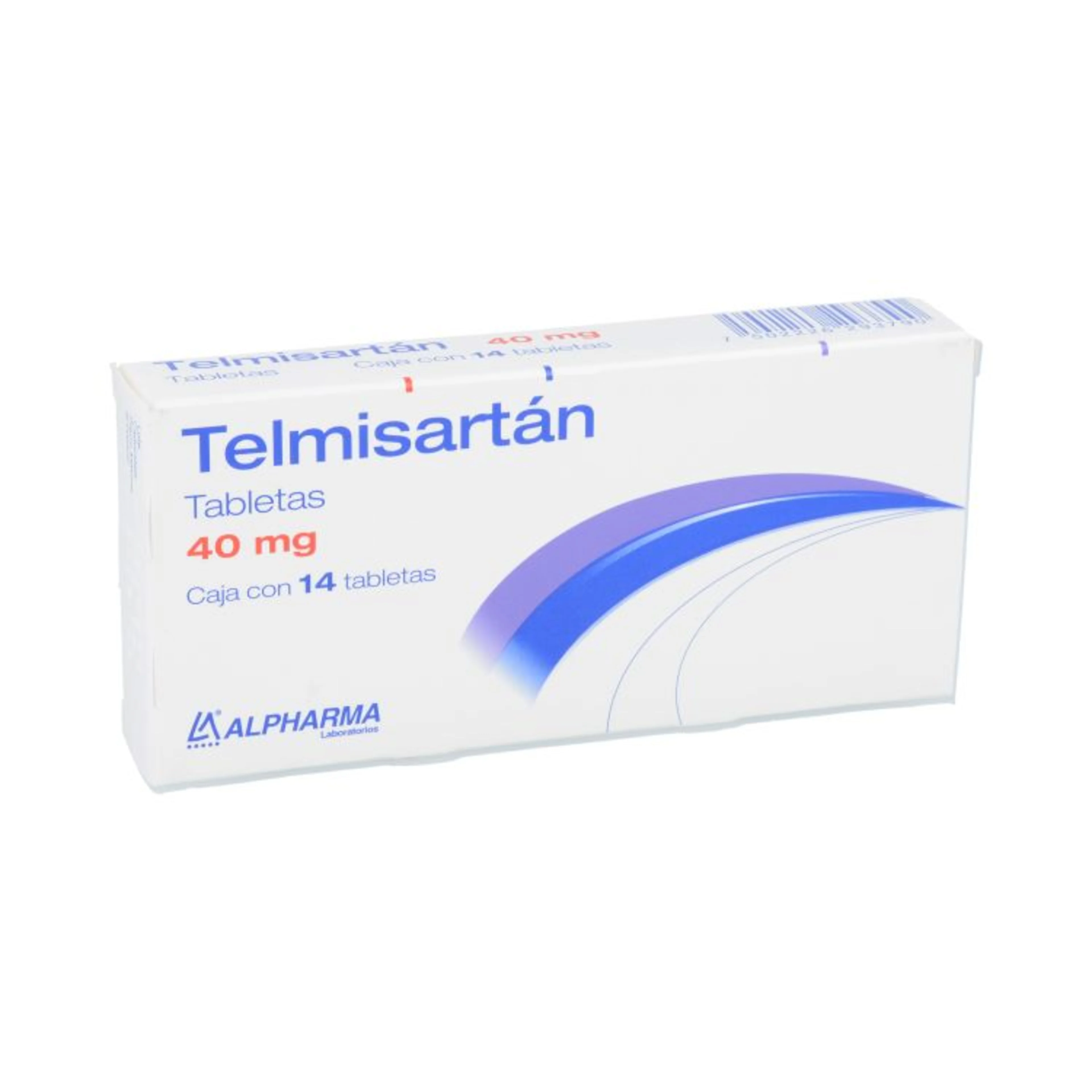 Telmisartán 40 Mg Con 14 Tabletas (Alpharma)