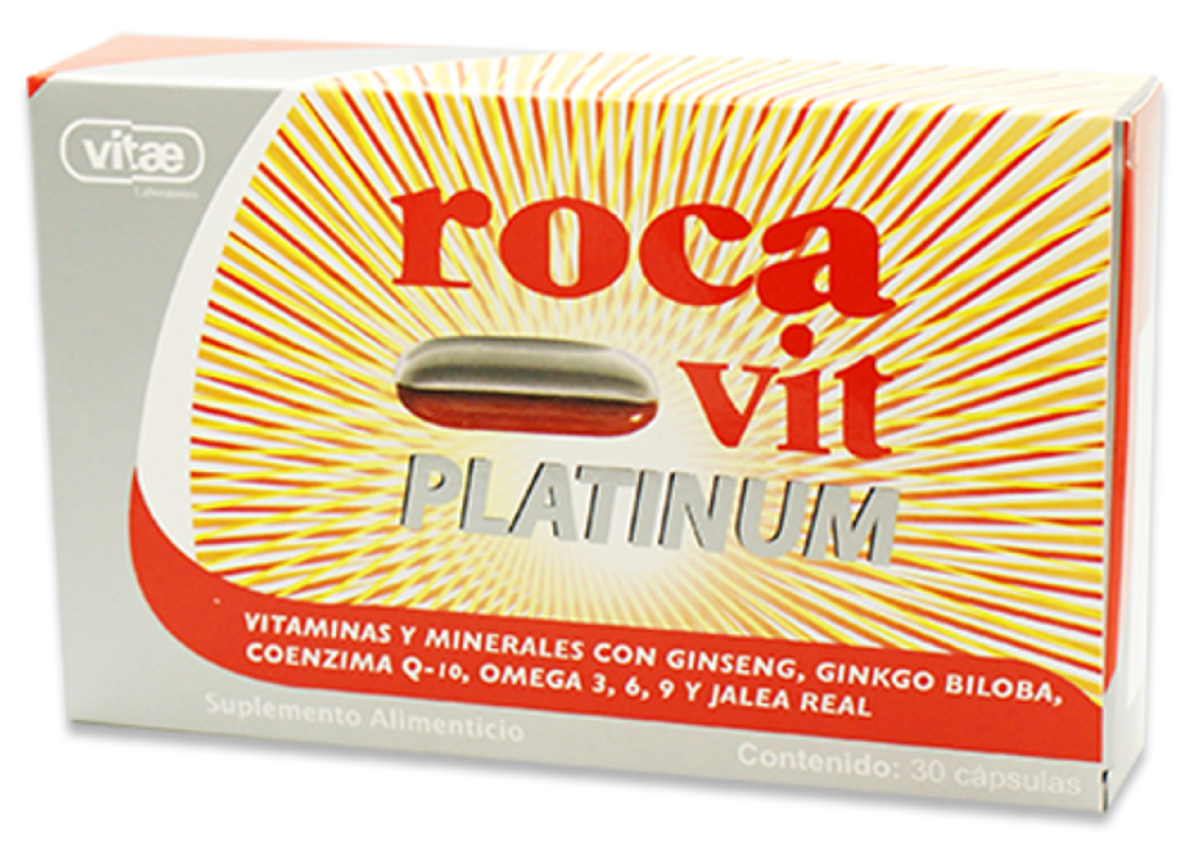 Roca Vit Platinum con 30 Cápsulas de 1.30 g