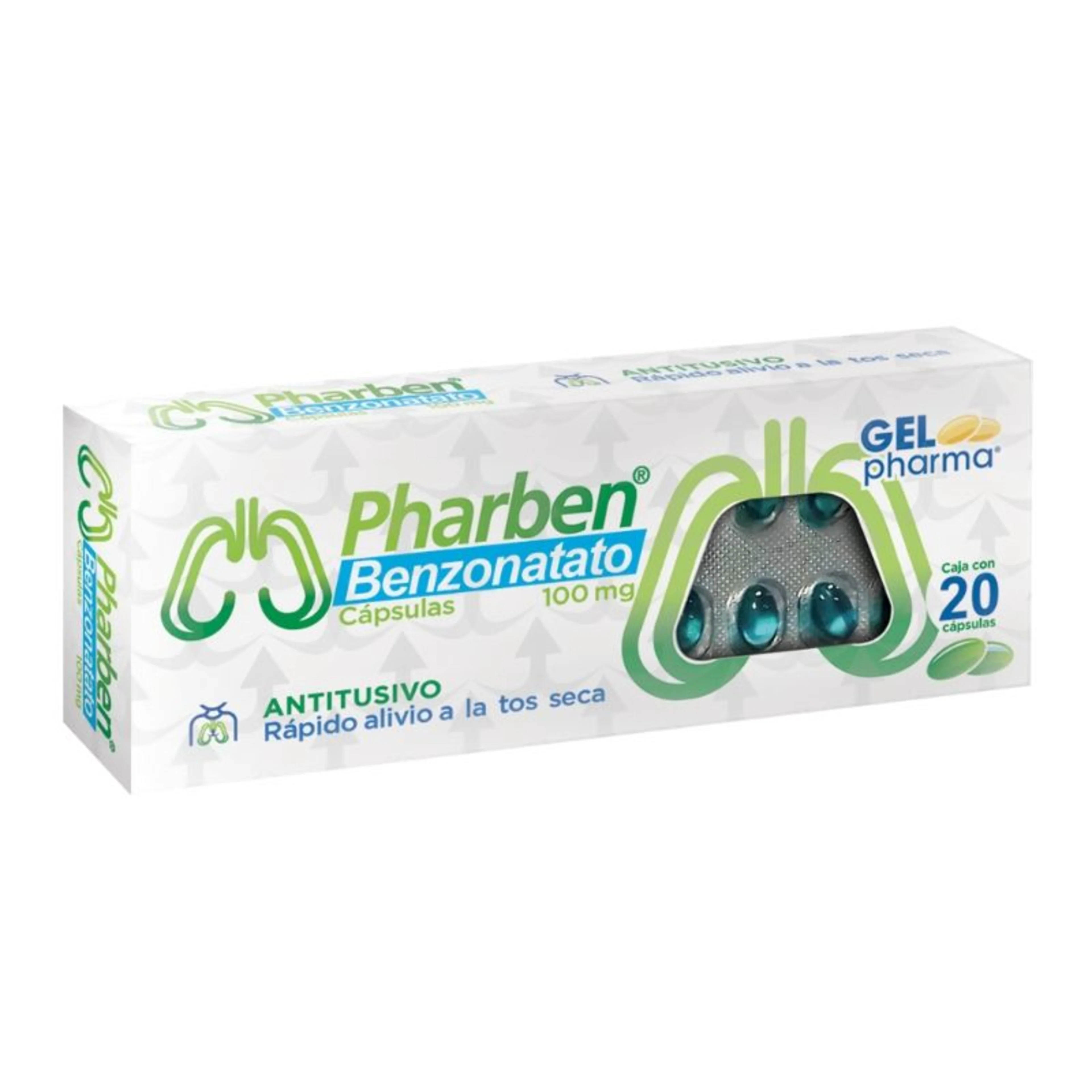 Pharben 100 Mg Con 20 Cápsulas