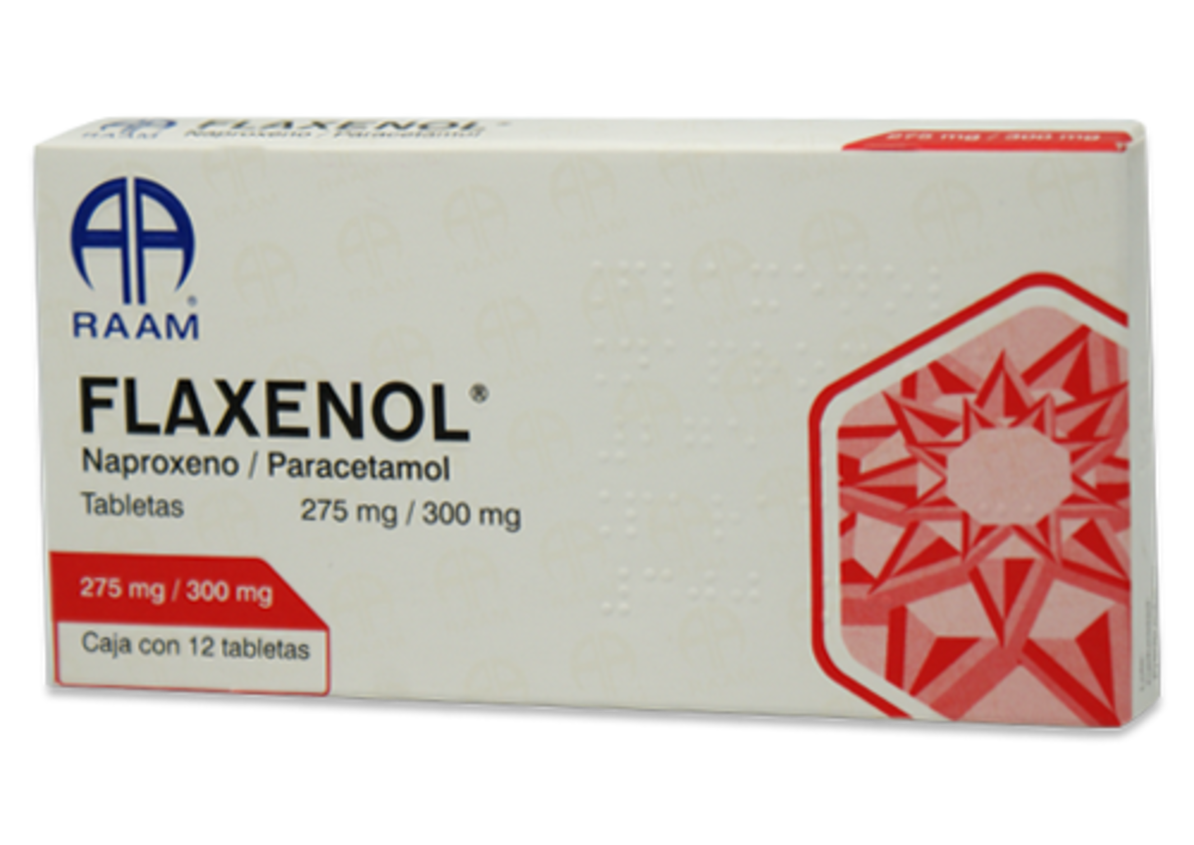 Flaxenol 275/300 Mg Con 12 Tabletas