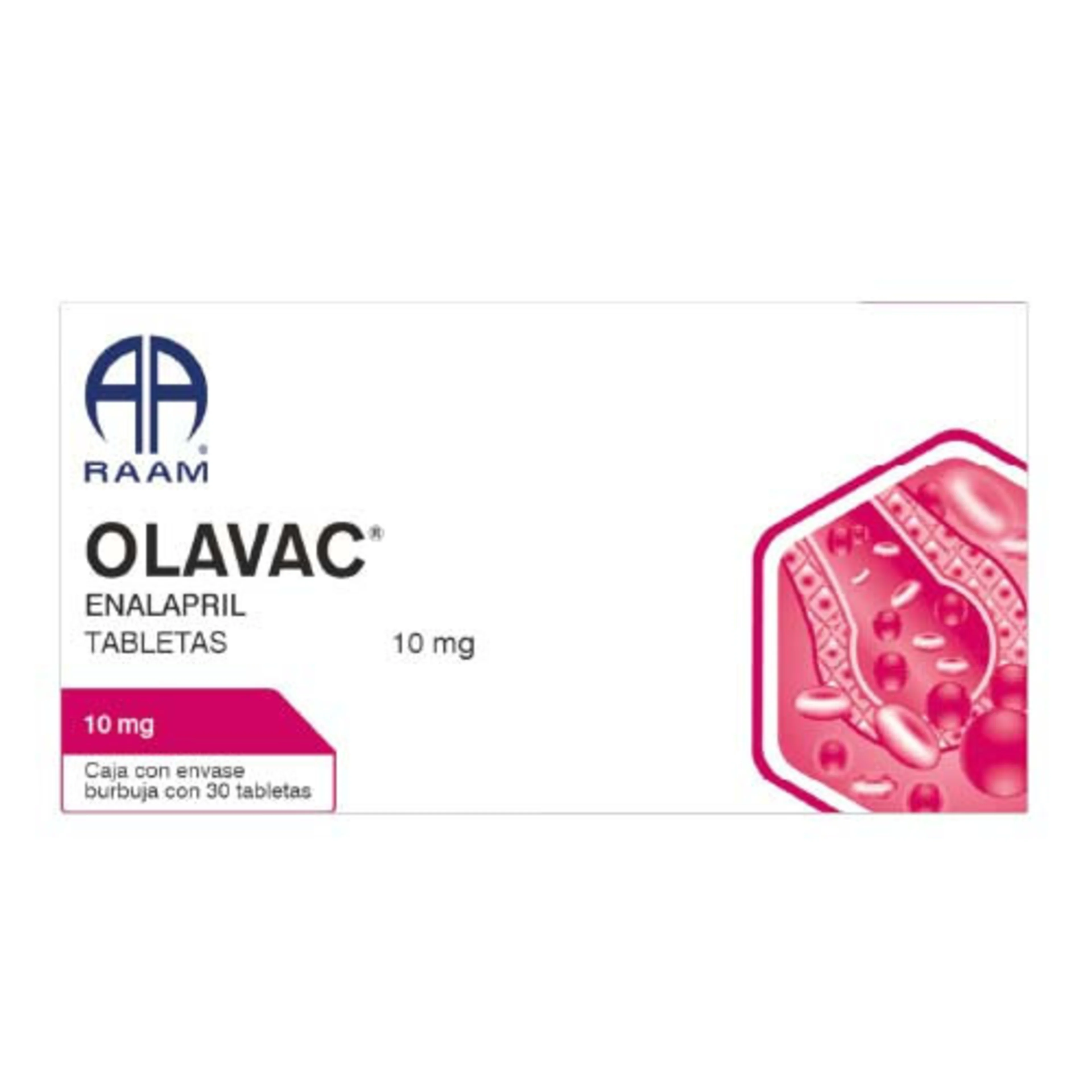 Olavac 10 Mg Con 30 Tabletas