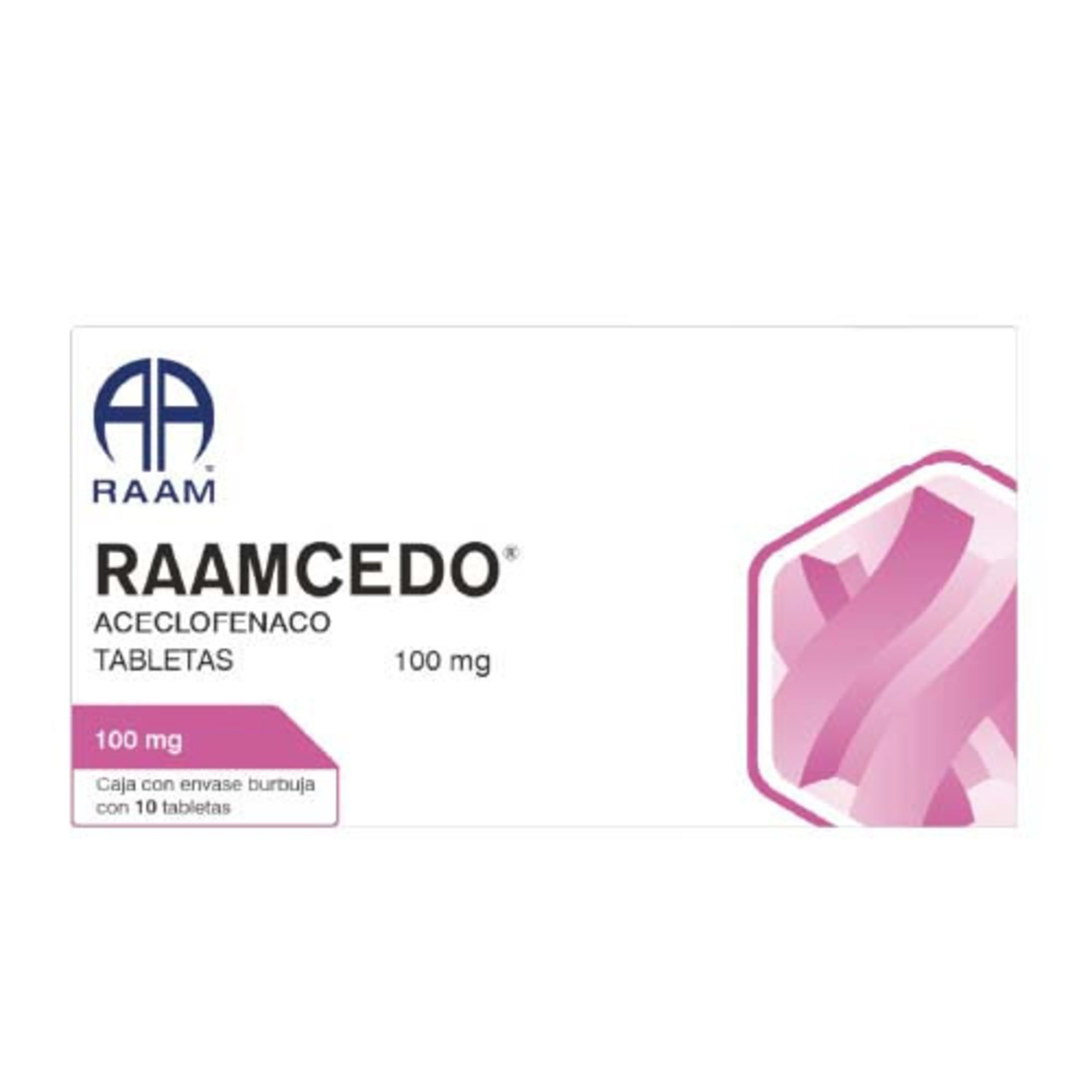 Raamcedo 100 Mg Con 10 Tabletas