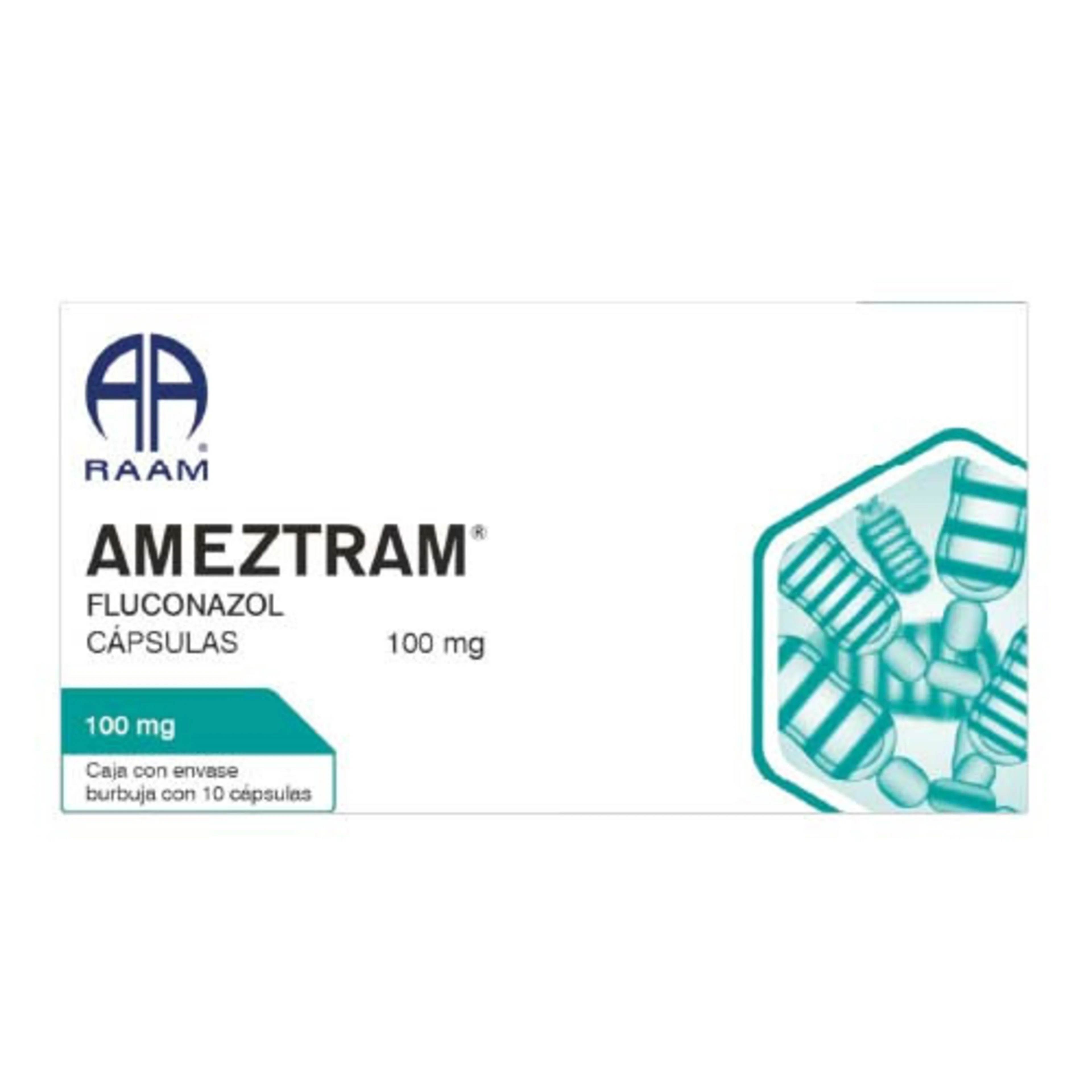 Ameztram 100 Mg Con 10 Cápsulas