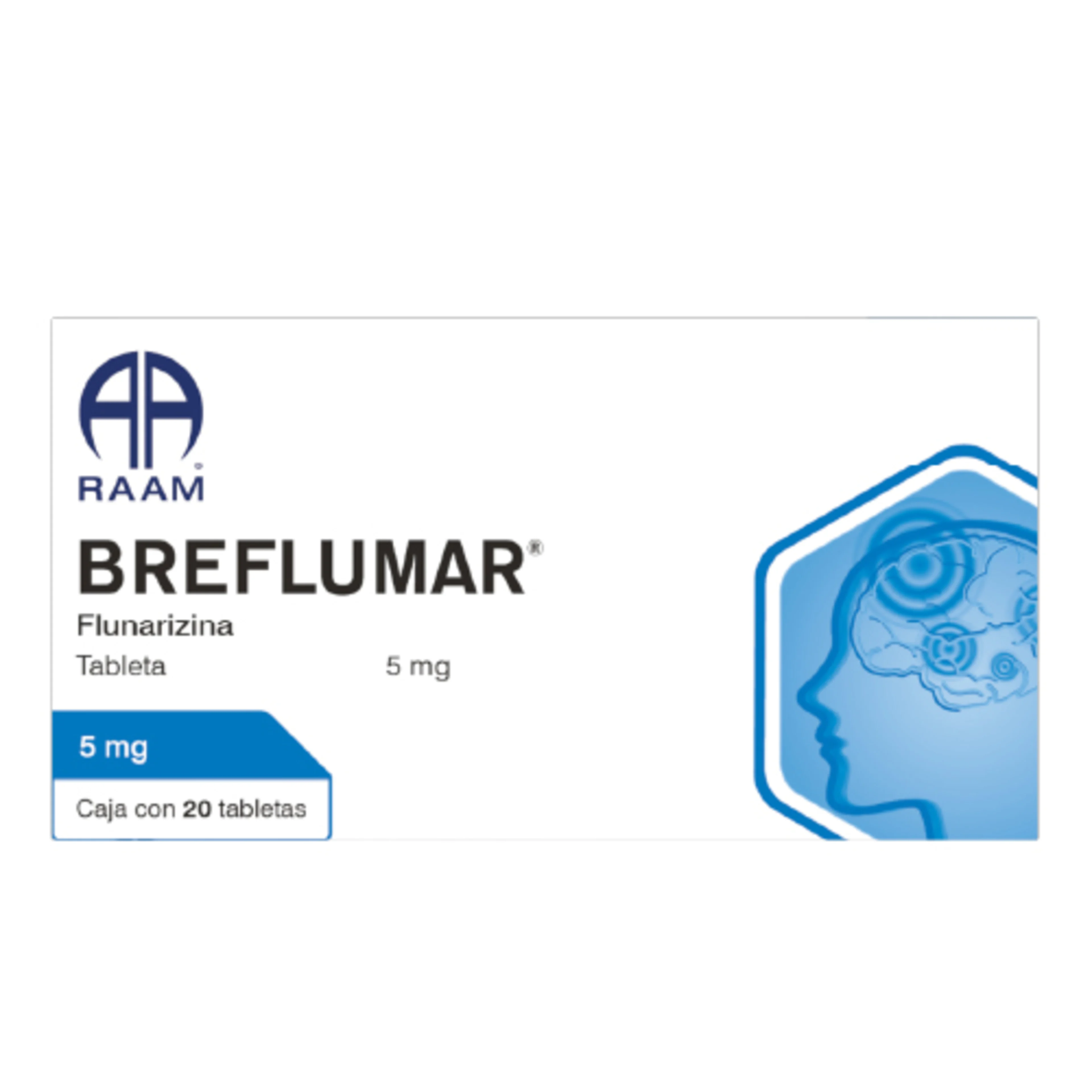 Breflumar 5 Mg Con 20 Tabletas
