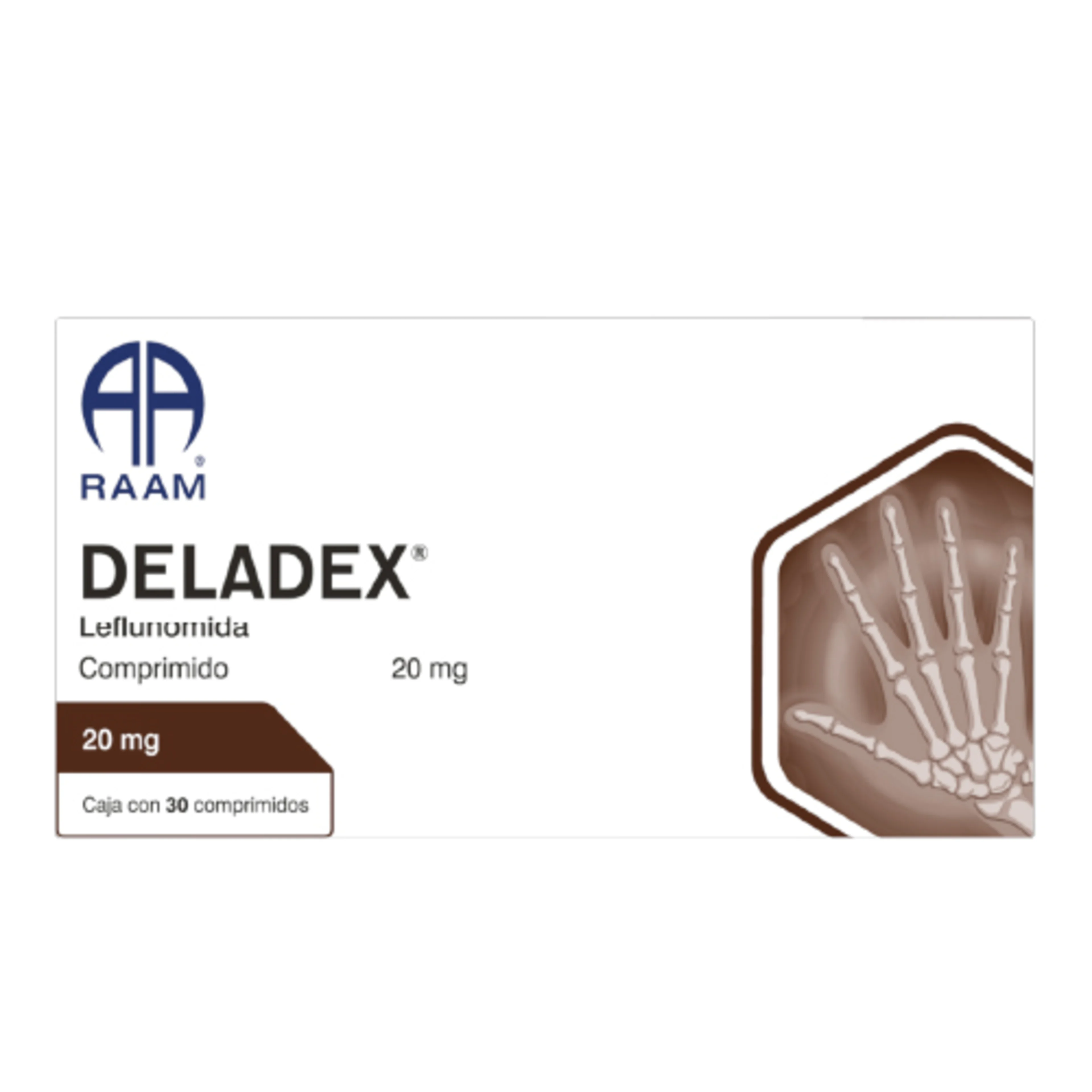 Deladex 20 Mg Con 30 Comprimidos