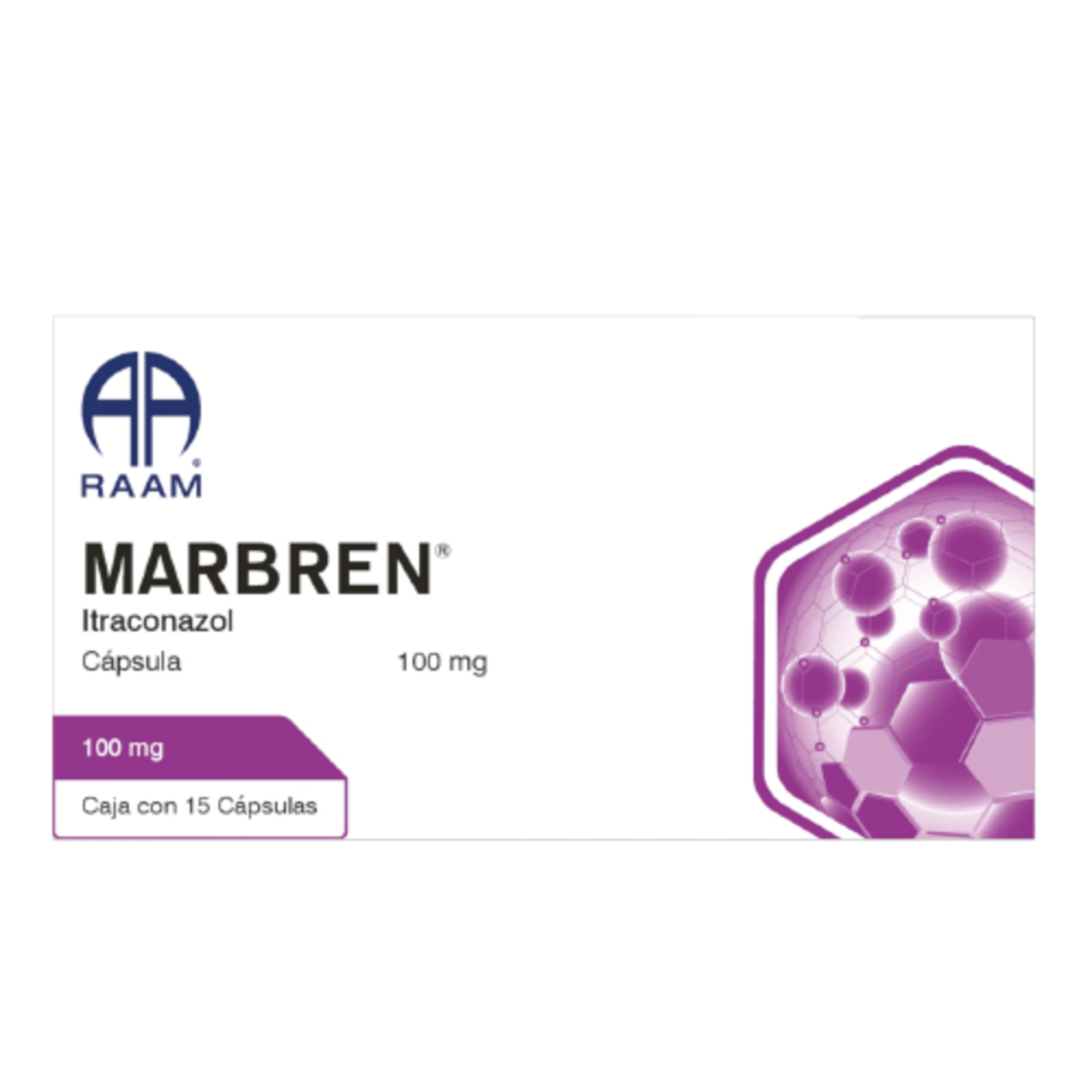 Marbren 100 Mg Con 15 Cápsulas