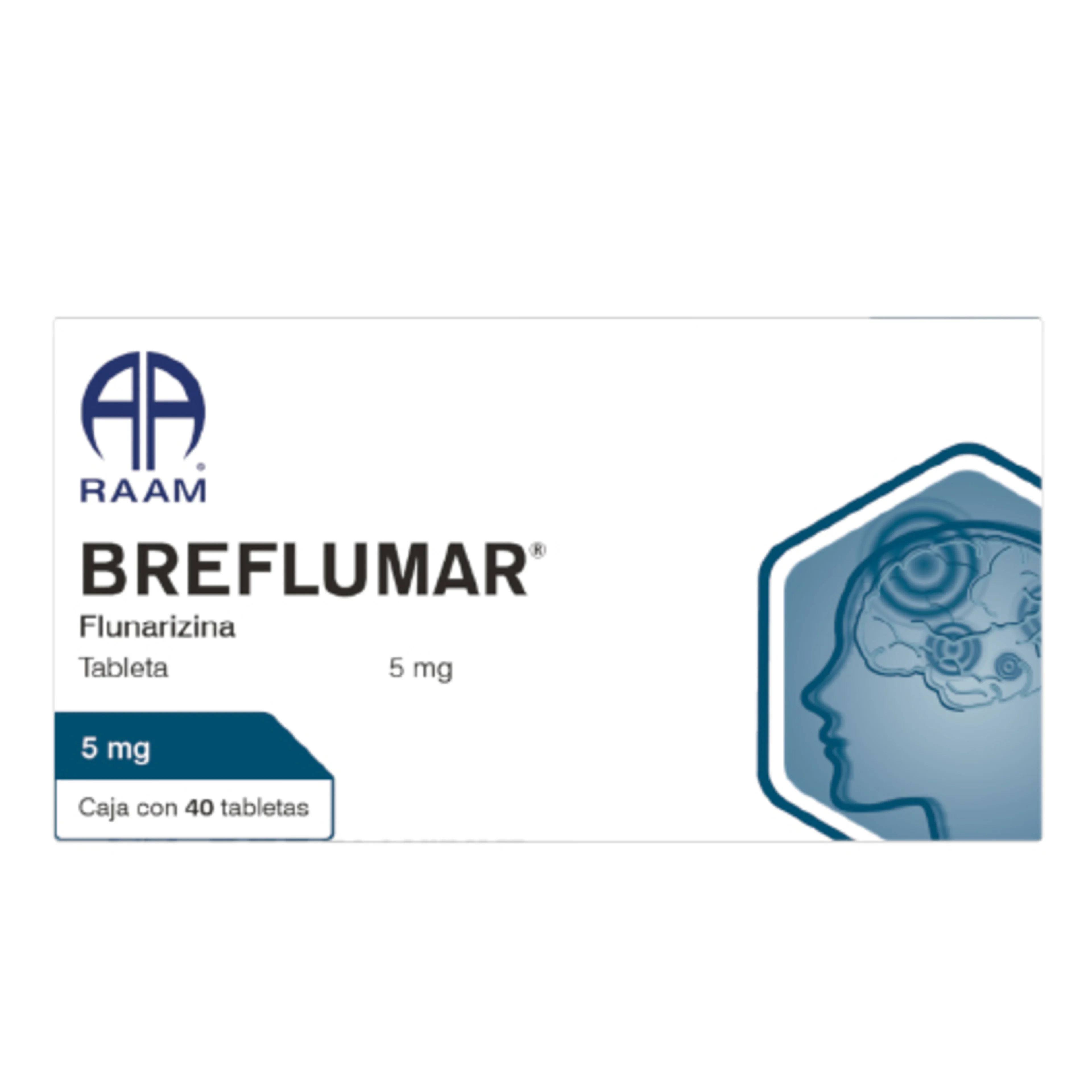 Breflumar 5 Mg Con 40 Tabletas