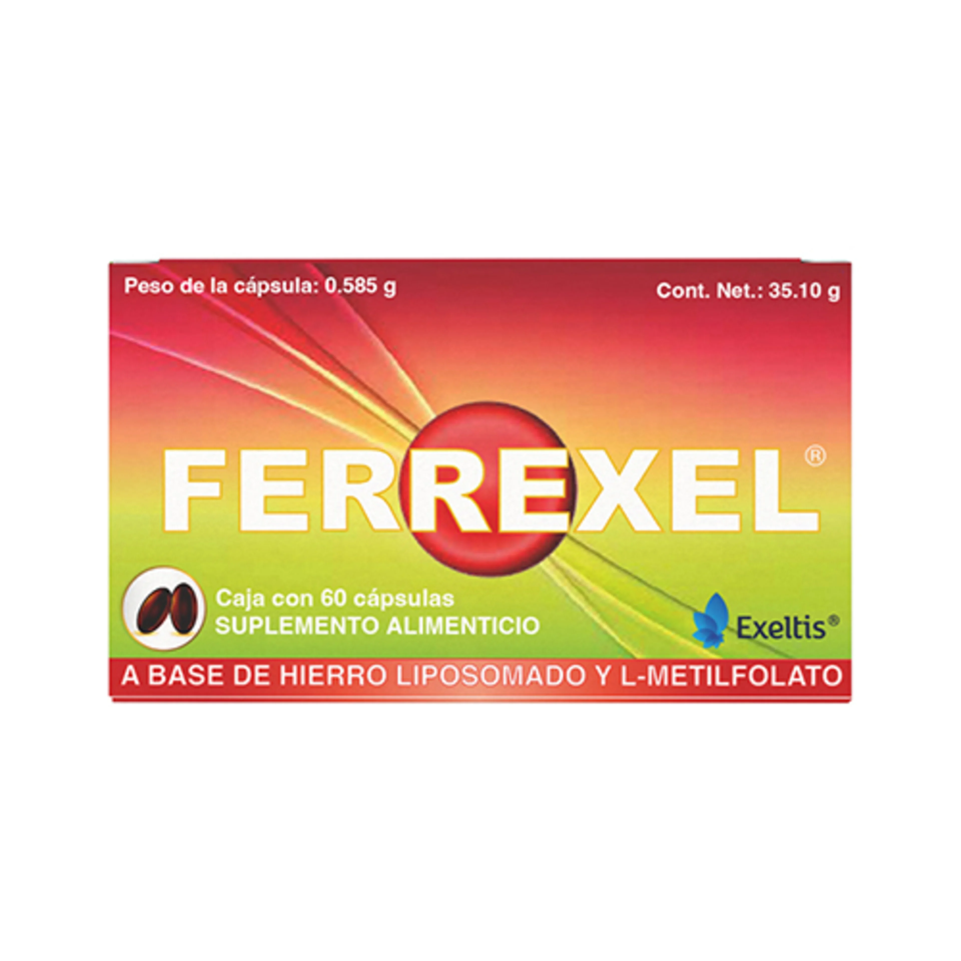 Ferrexel Maternal con 60 Tabletas