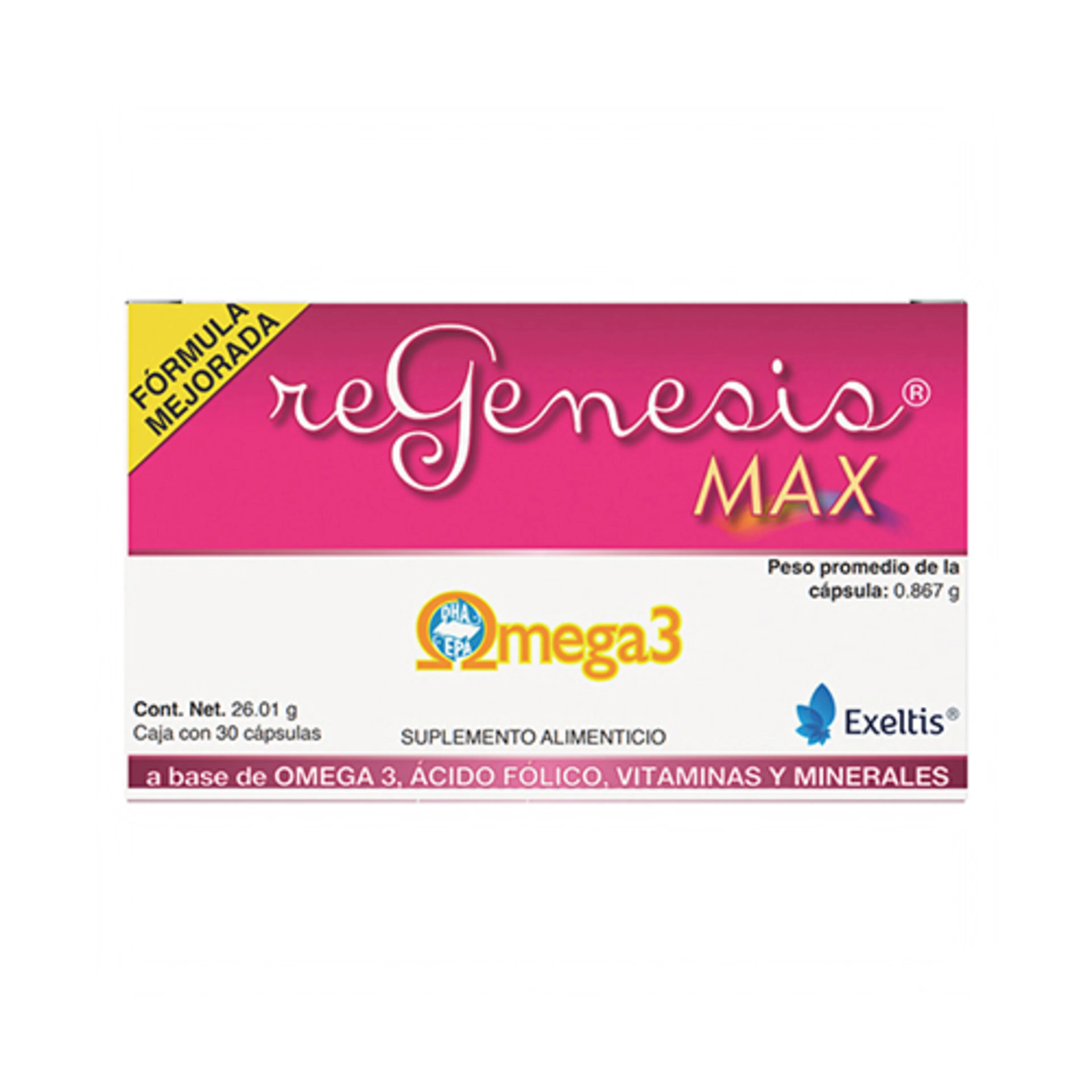 ReGenesis Max con 30 Cápsulas