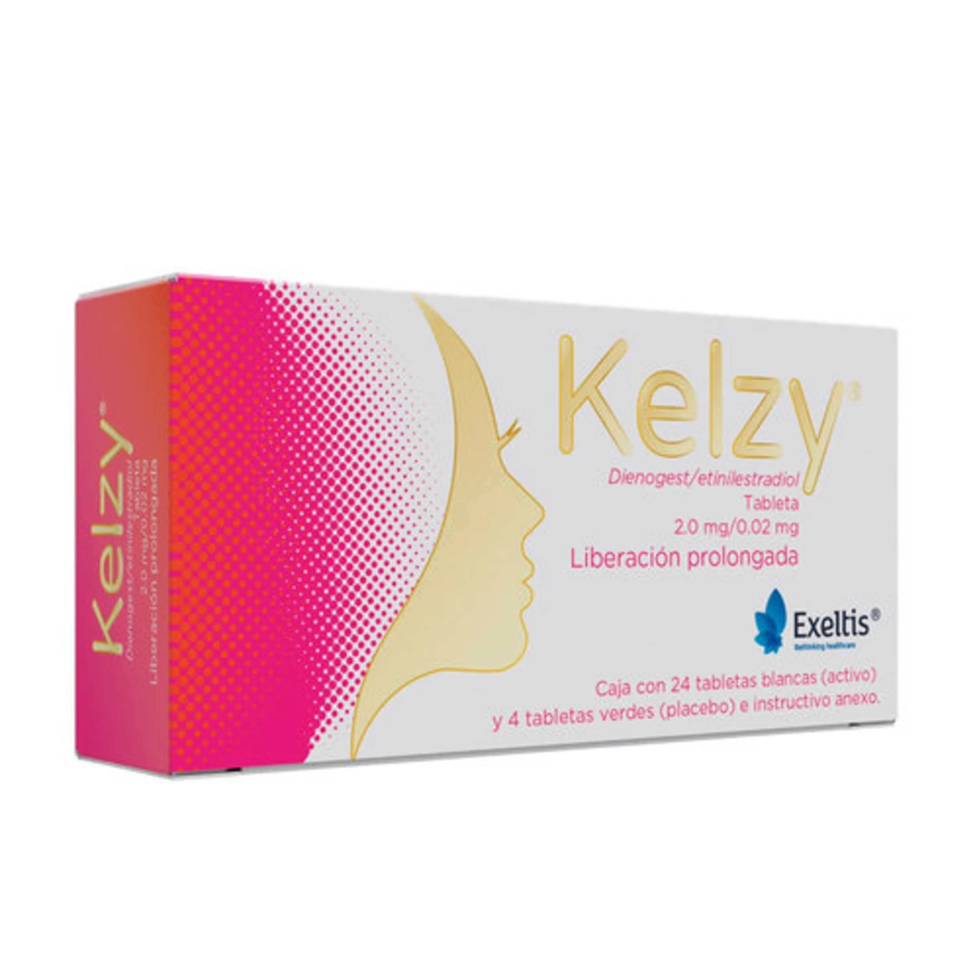 Kelzy 2 Mg/0.02 Mg Con 244 Tabletas