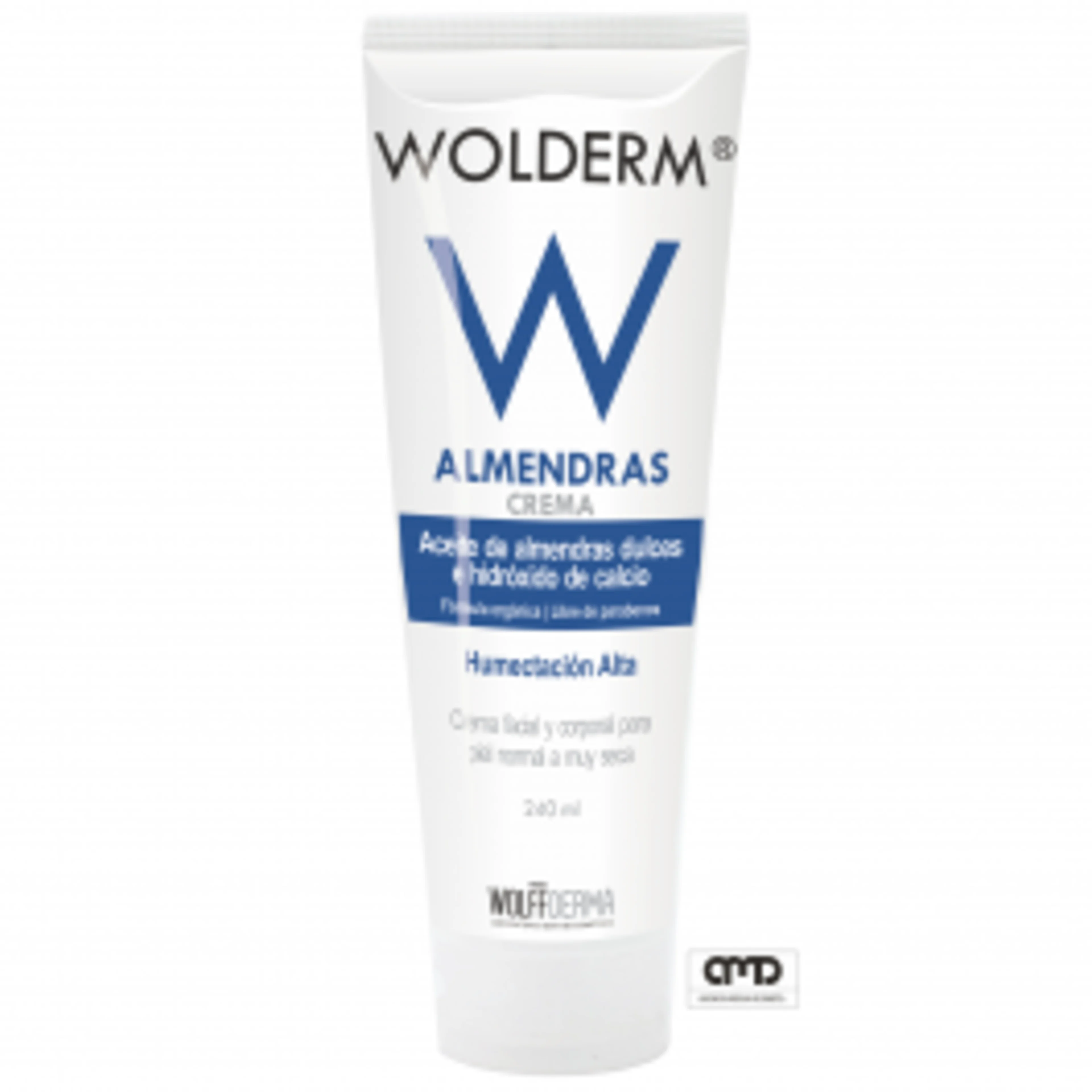 Wolderm crema de almendras facial y corporal 240 ml