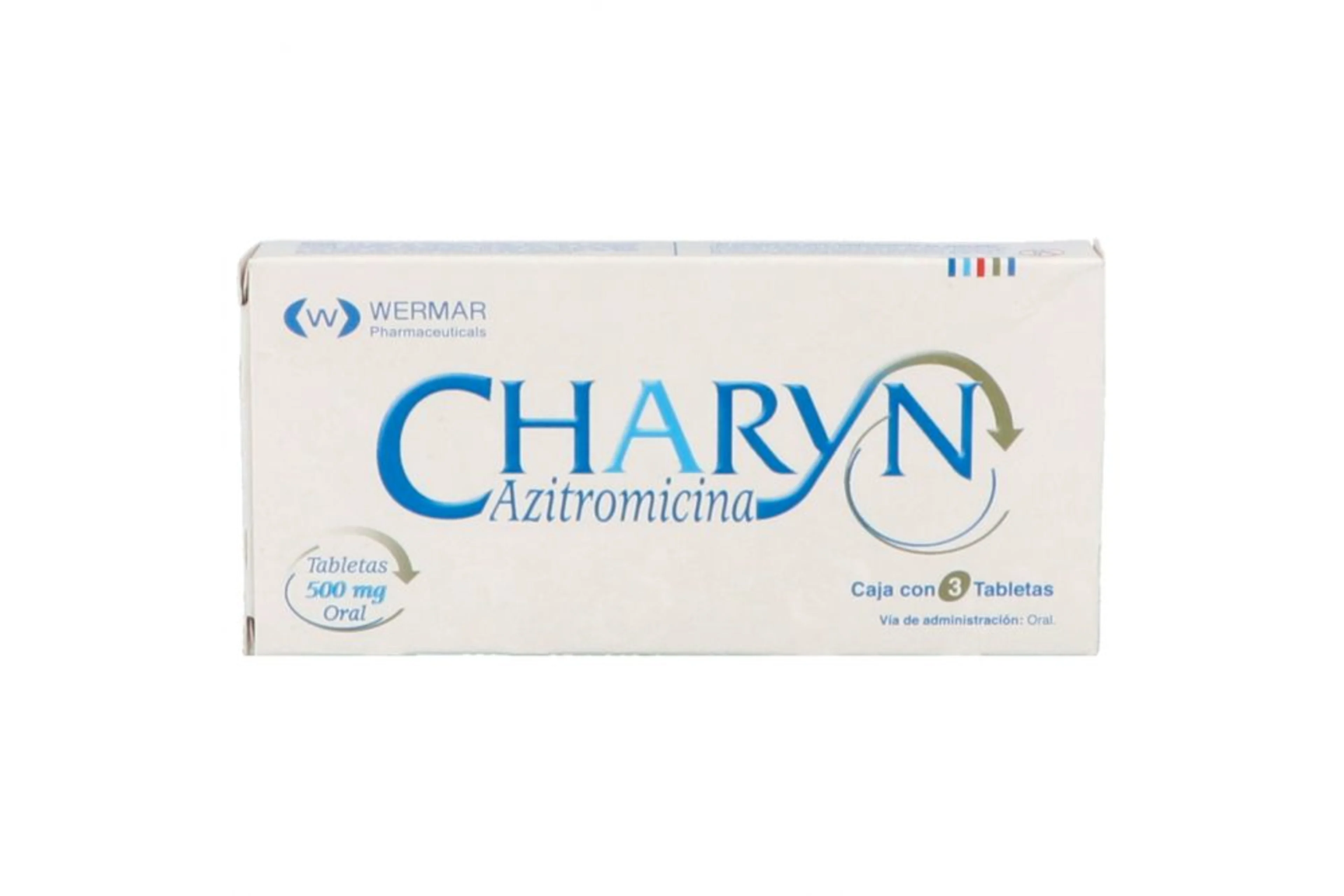 Charyn Azitromicina 500 Mg Con 3 Tabletas