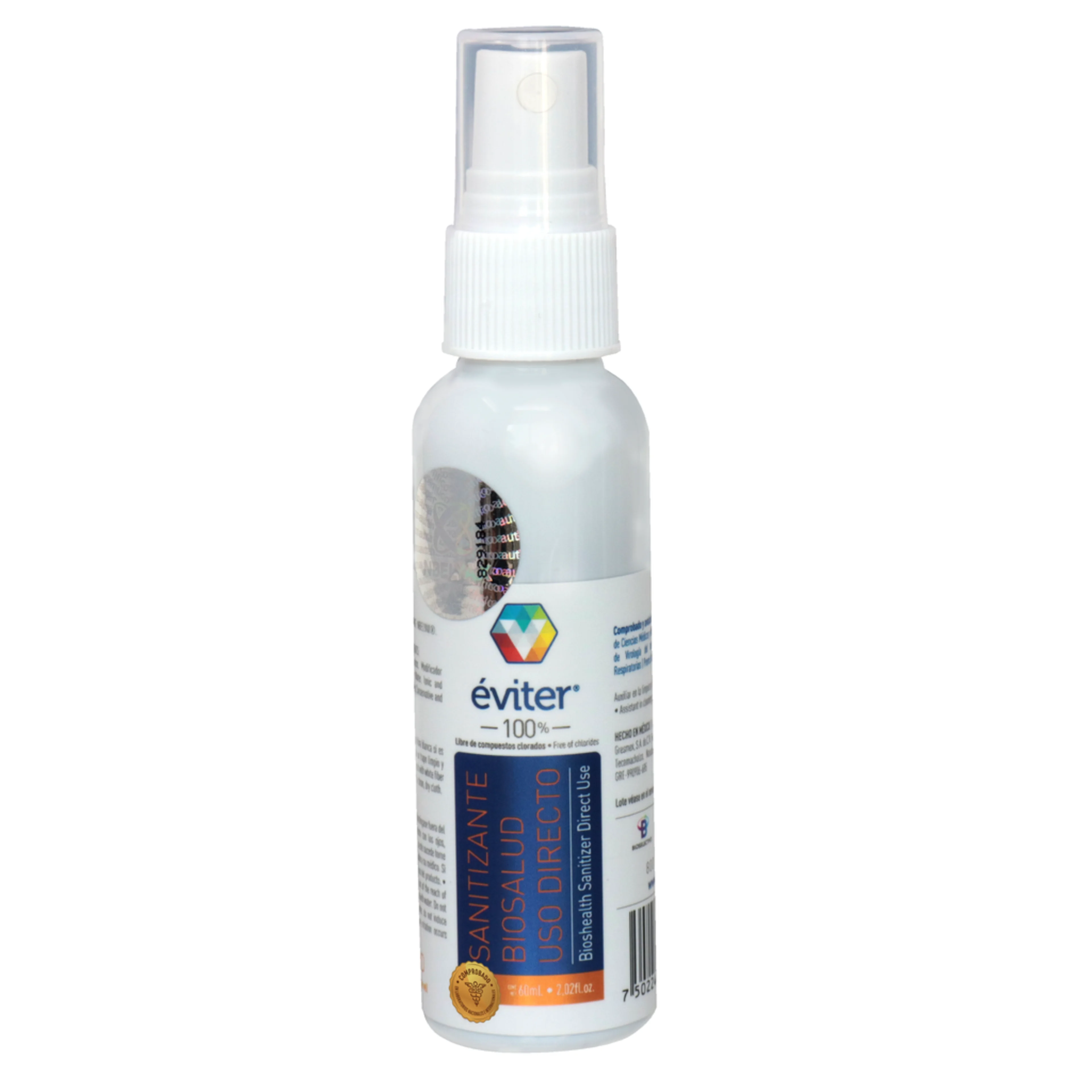 Eviter Biosalud Sanitizante Con 60 Ml