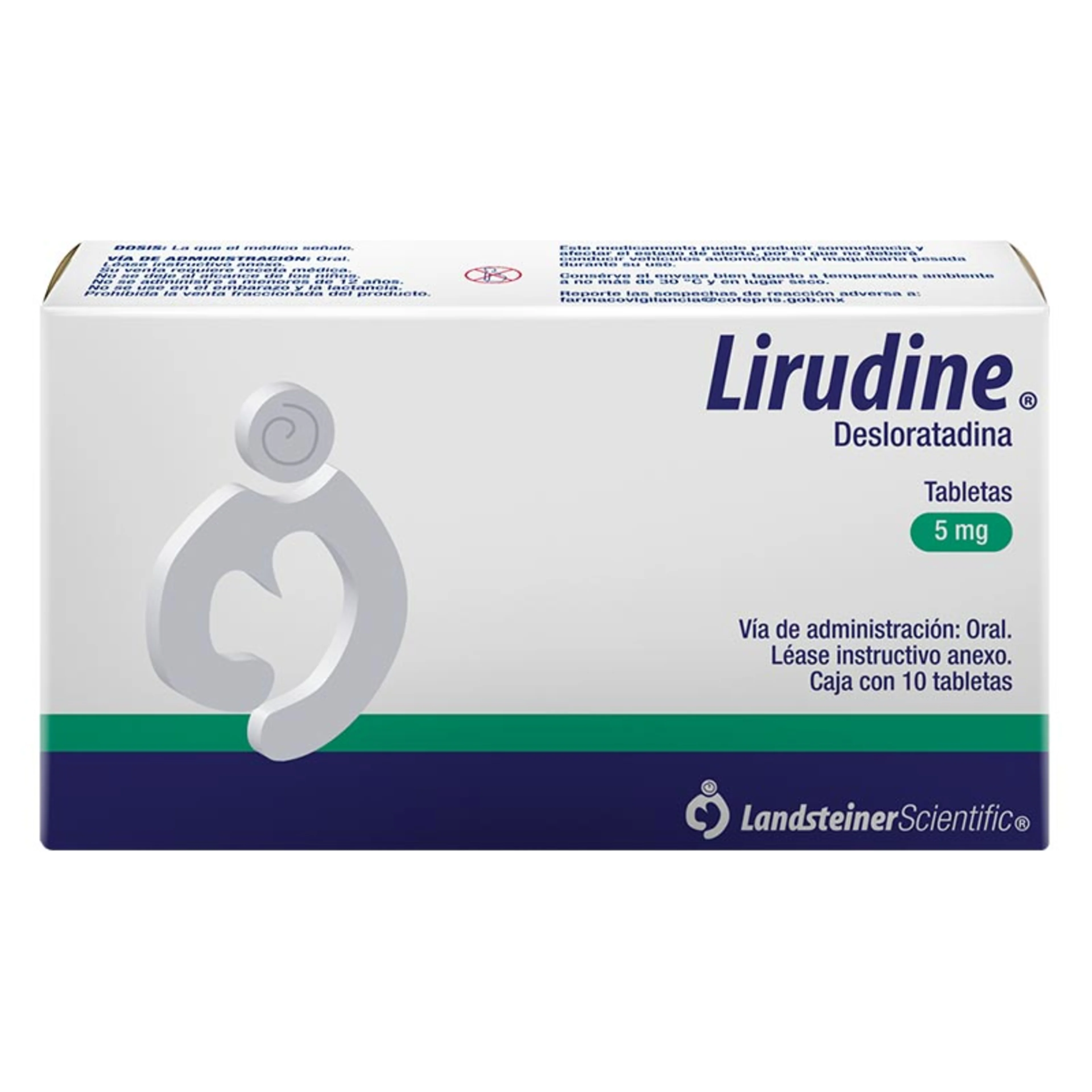 Lirudine 5 Mg Con 10 Tabletas