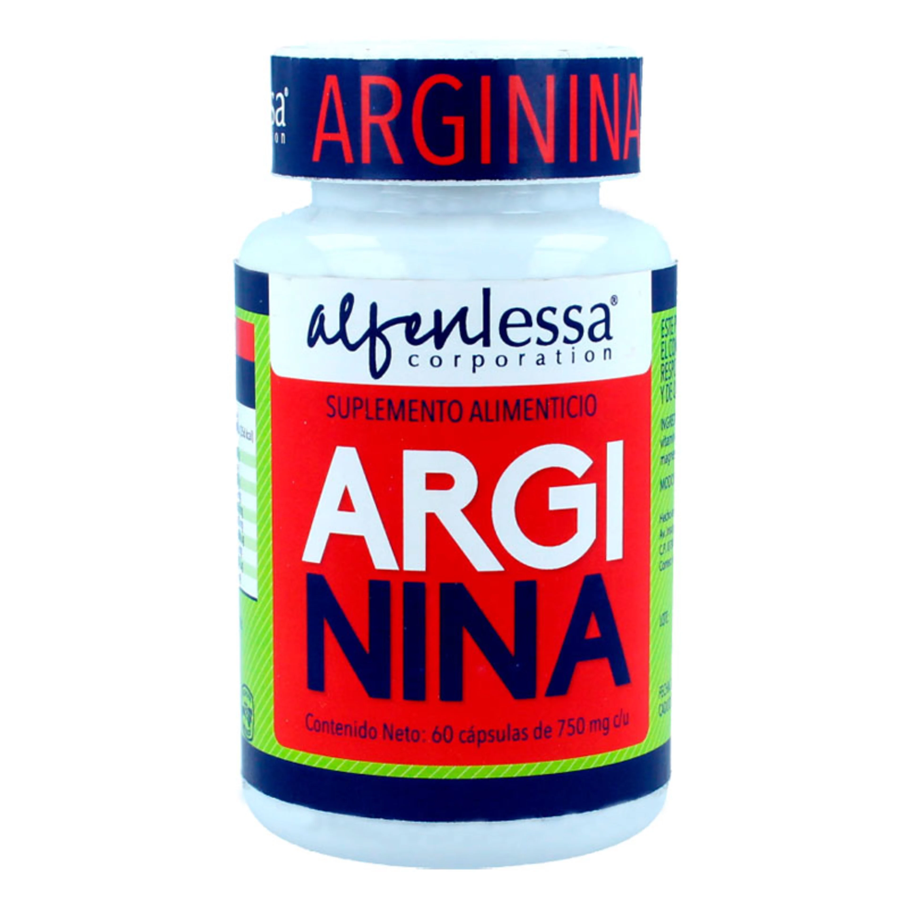 Alfenlessa arginina 60 frasco l-arginina 428 mg