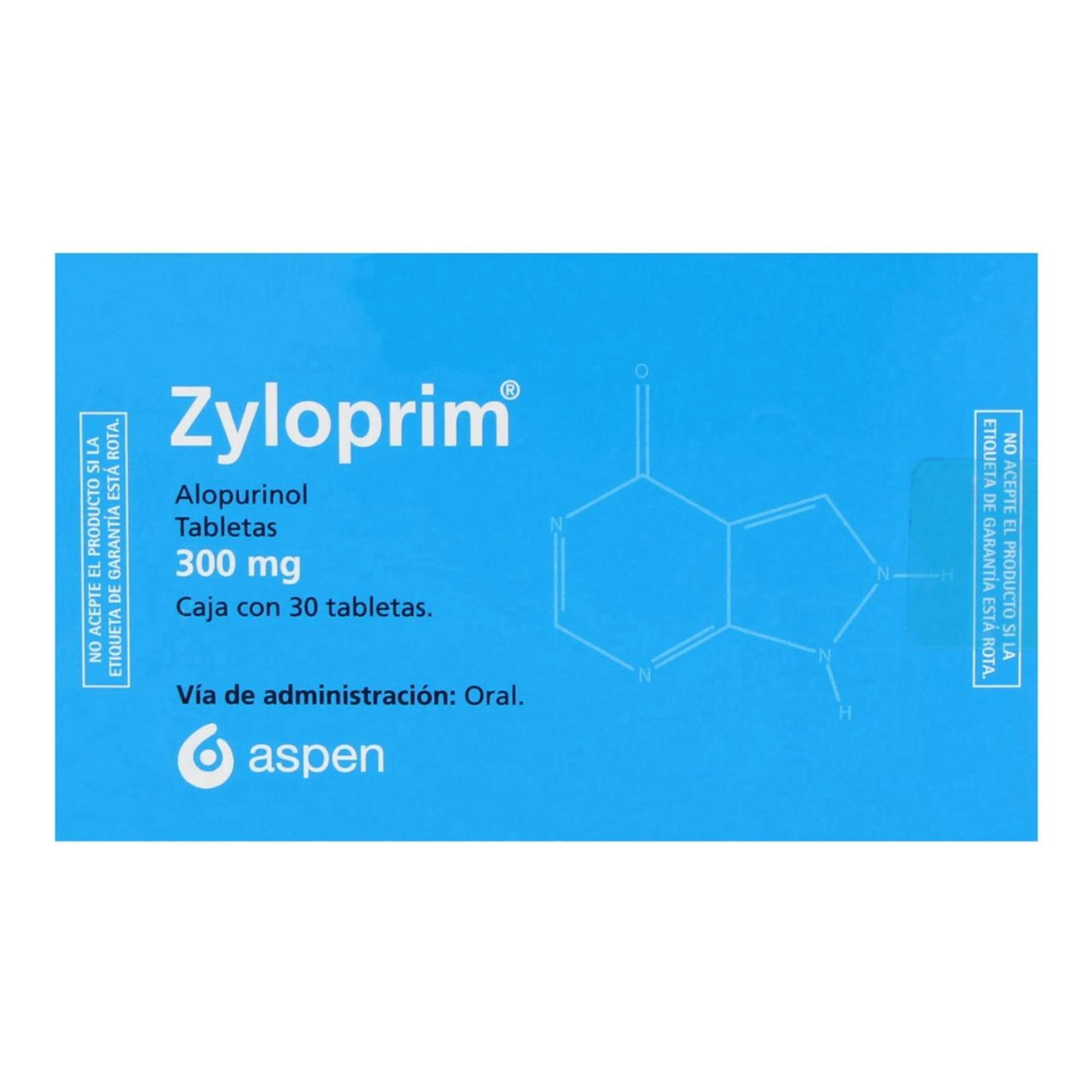 Zyloprim 300 Mg Con 30 Tabletas