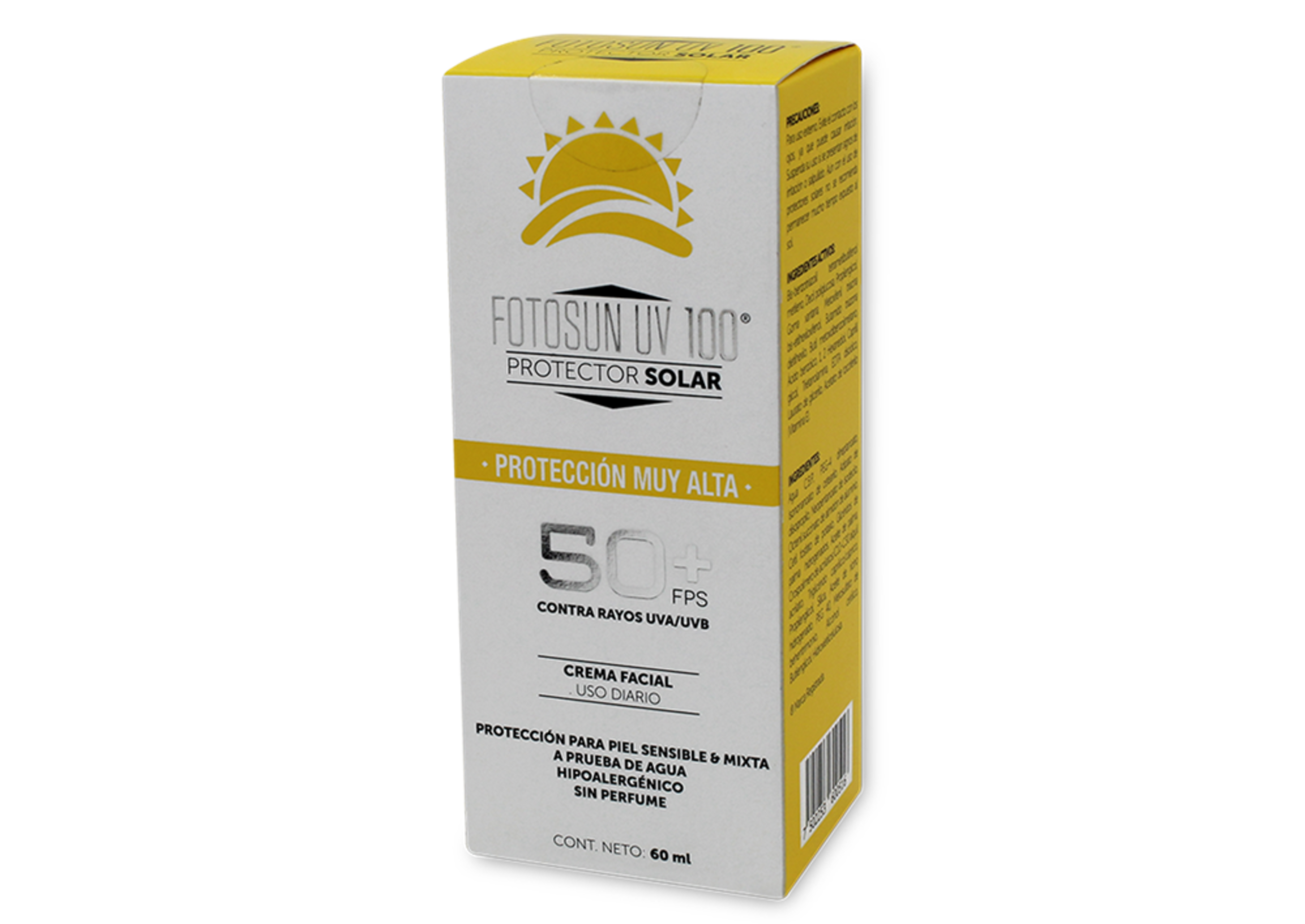 Fotosun Protector Solar Facial 50Fps Crema Con 60 Ml