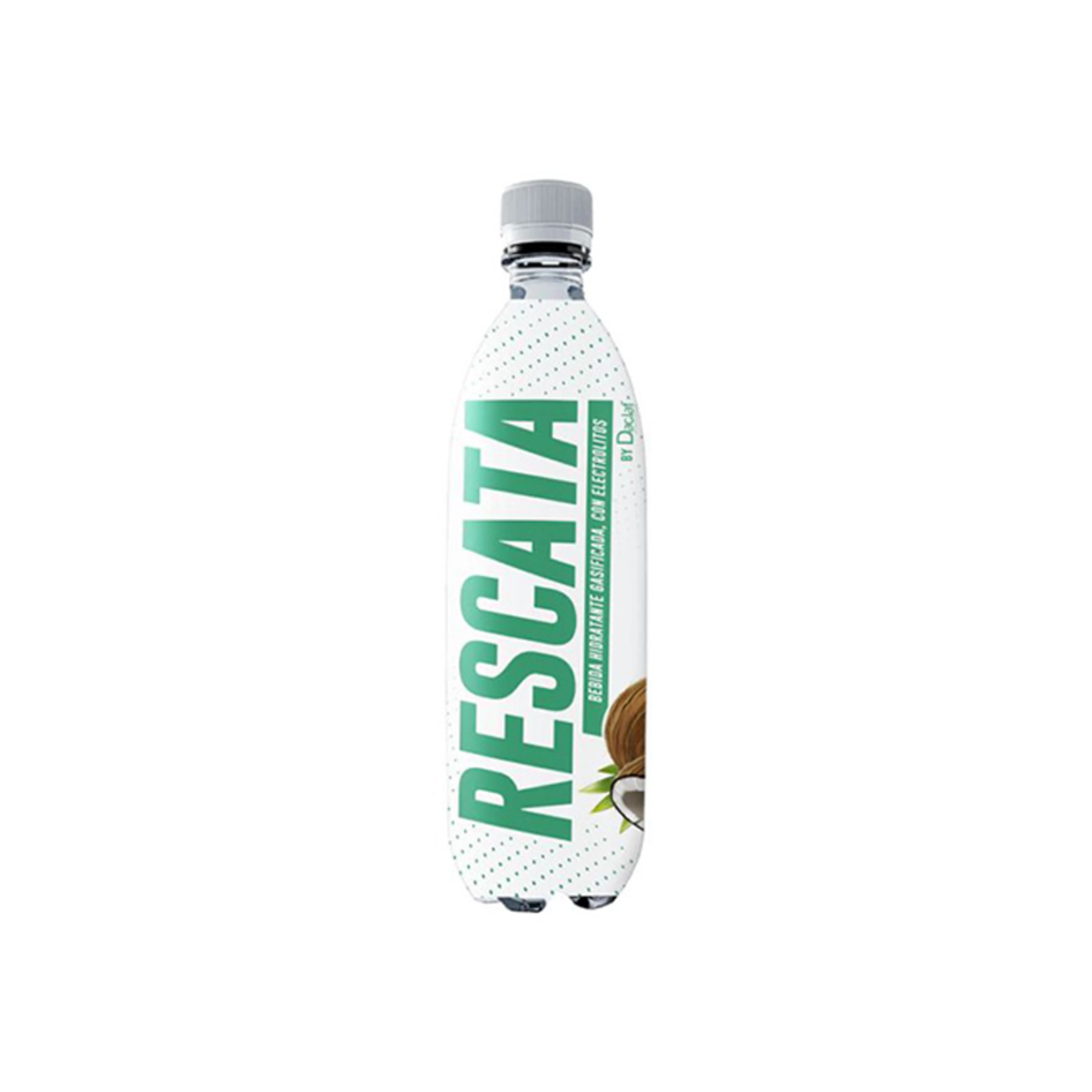 Rescata bebida rehidratante sabor coco 600 ml botella cloruro de sodio 150 mg