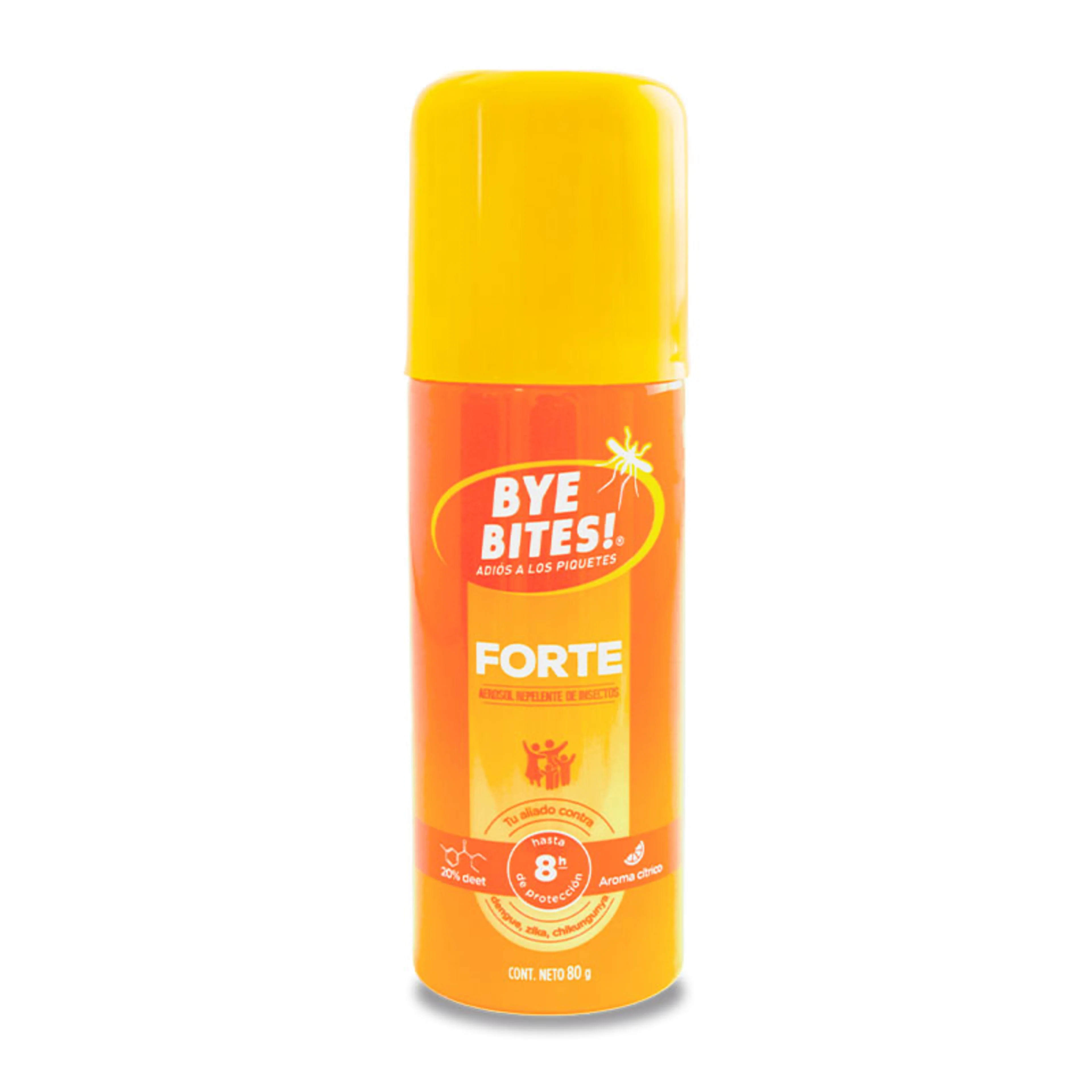 Bye Bites Forte Repelente De Insectos En Aerosol Con 80 Ml