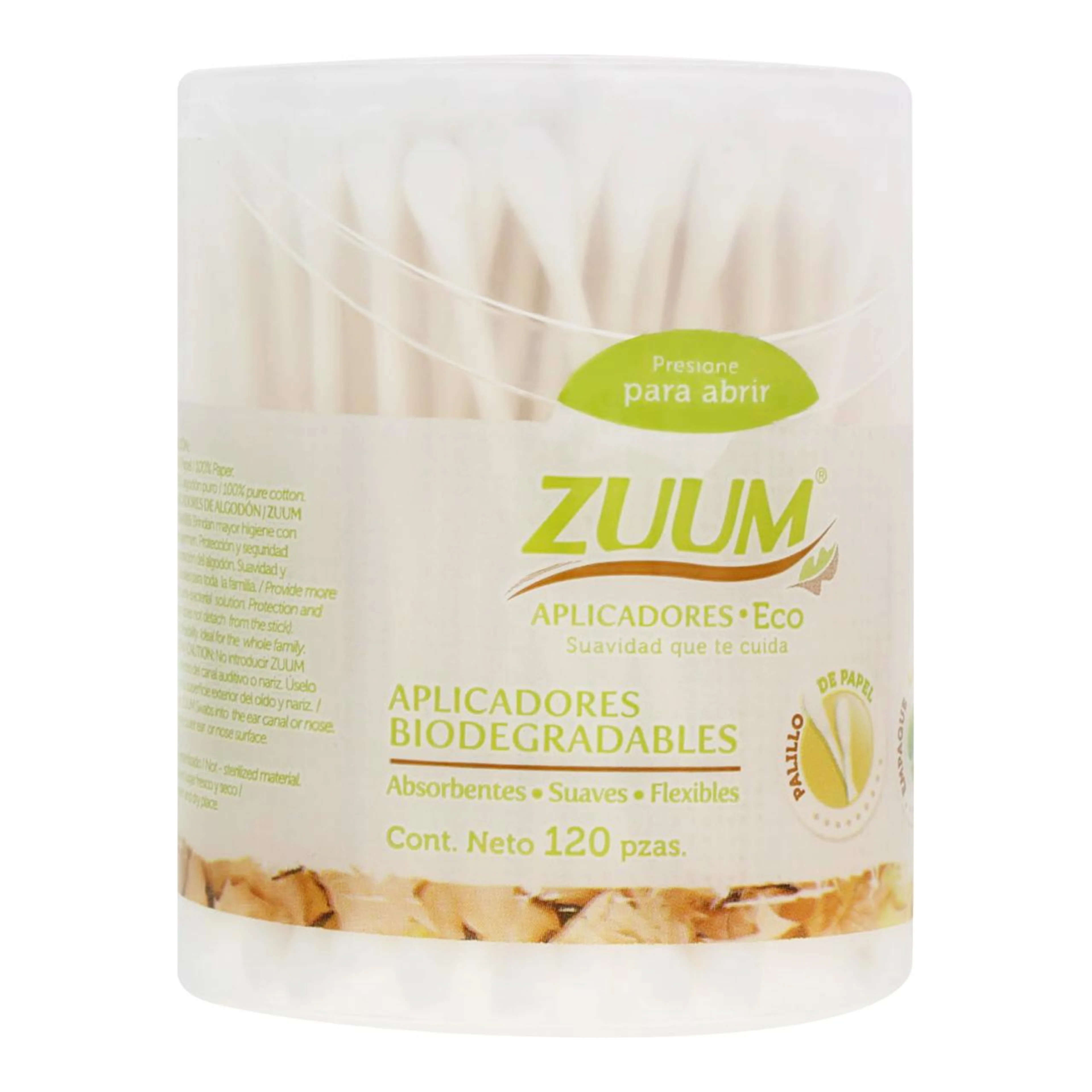 Cotonetes Zuum Eco 120 Pzas.