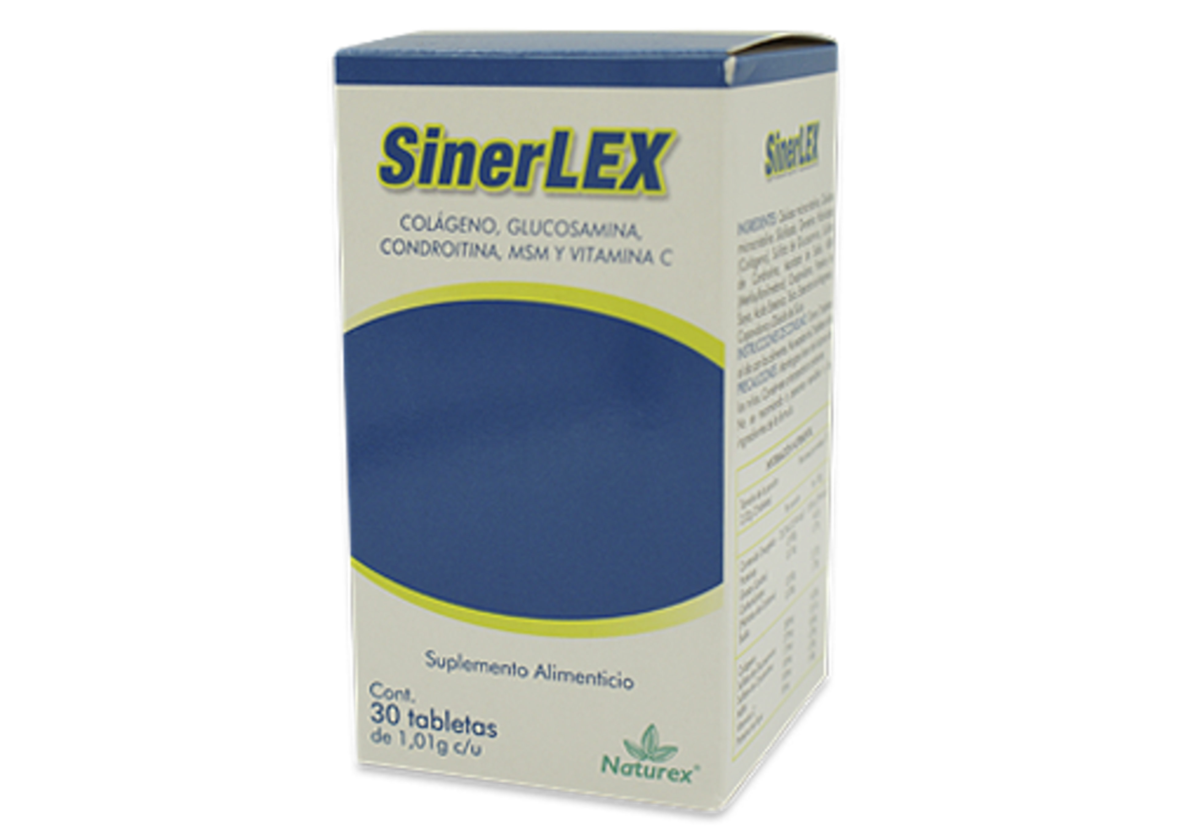 Sinerlex con 30 Tabletas