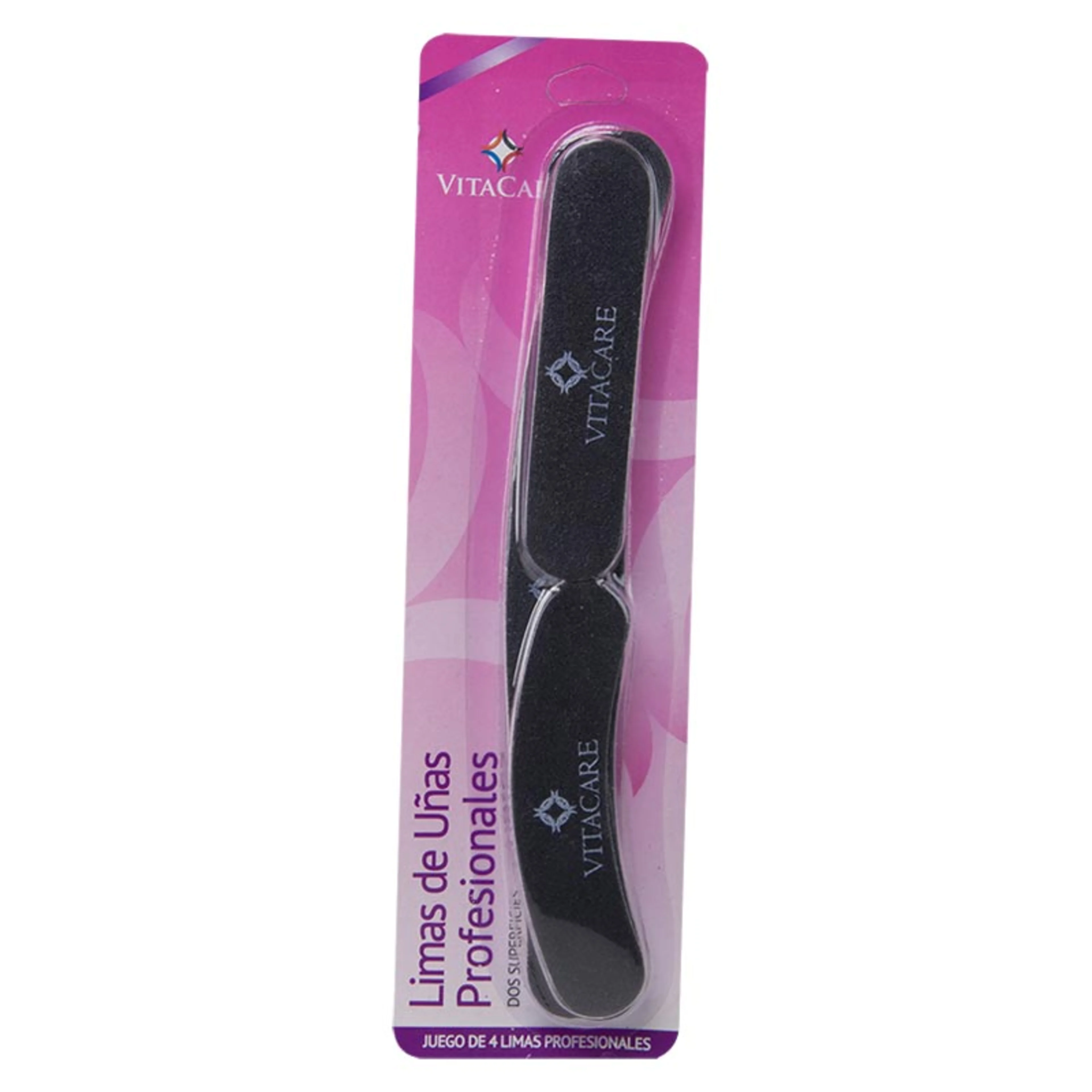 Vita care lima de uñas 4 piezas blíster