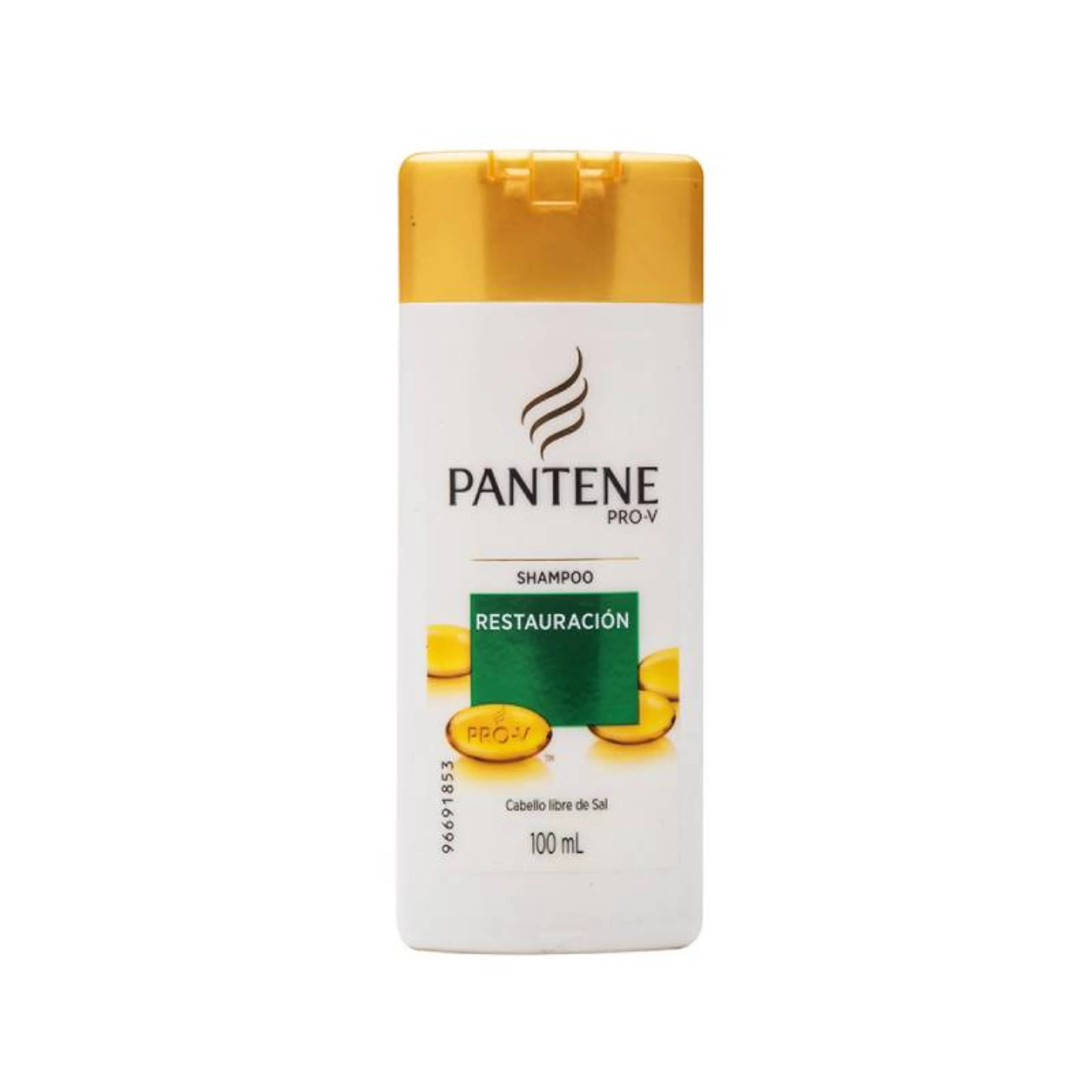 Pantene shampoo restauración 100 ml botella