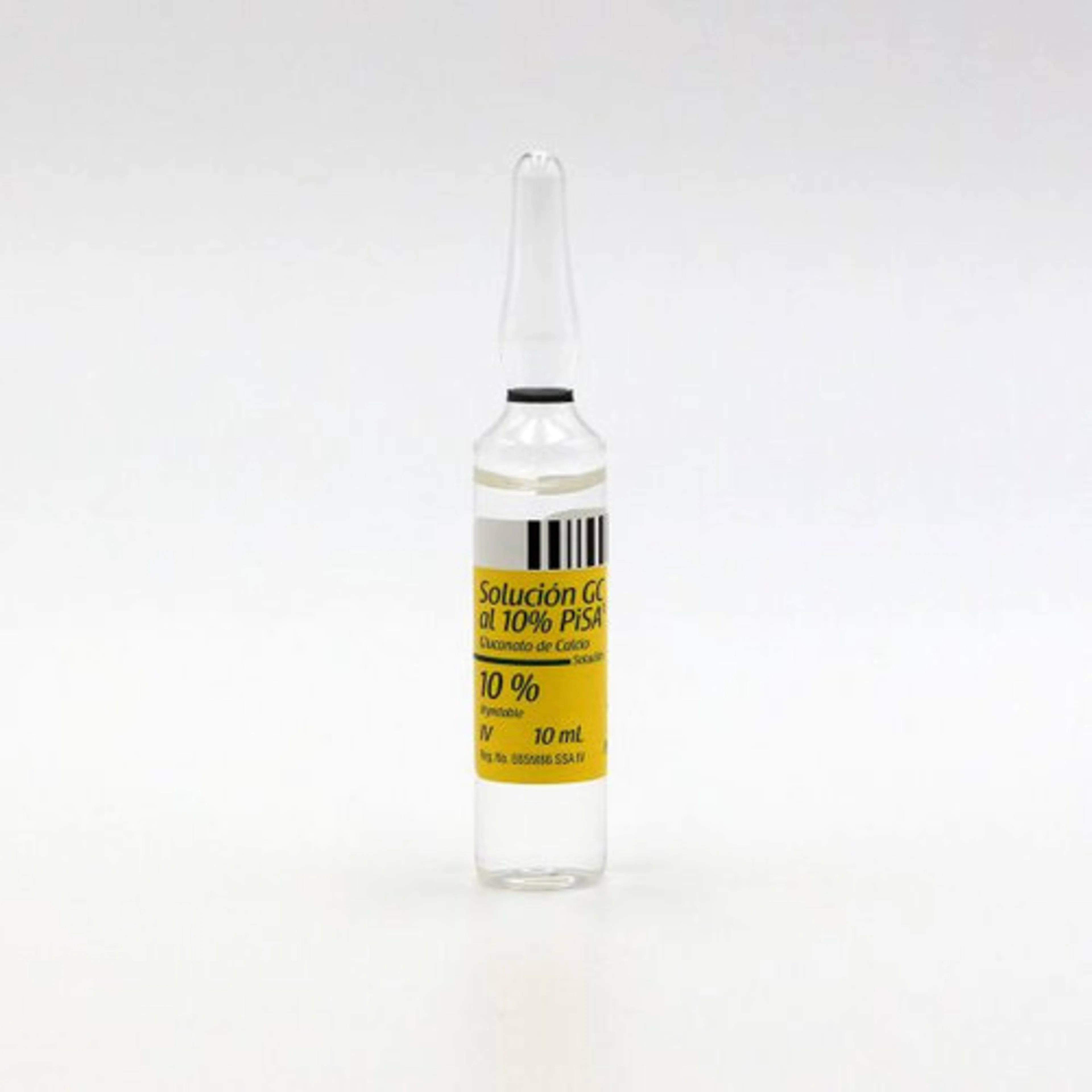 Gluconato De Calcio 10 % Con 100 Ampolletas De 10 Ml