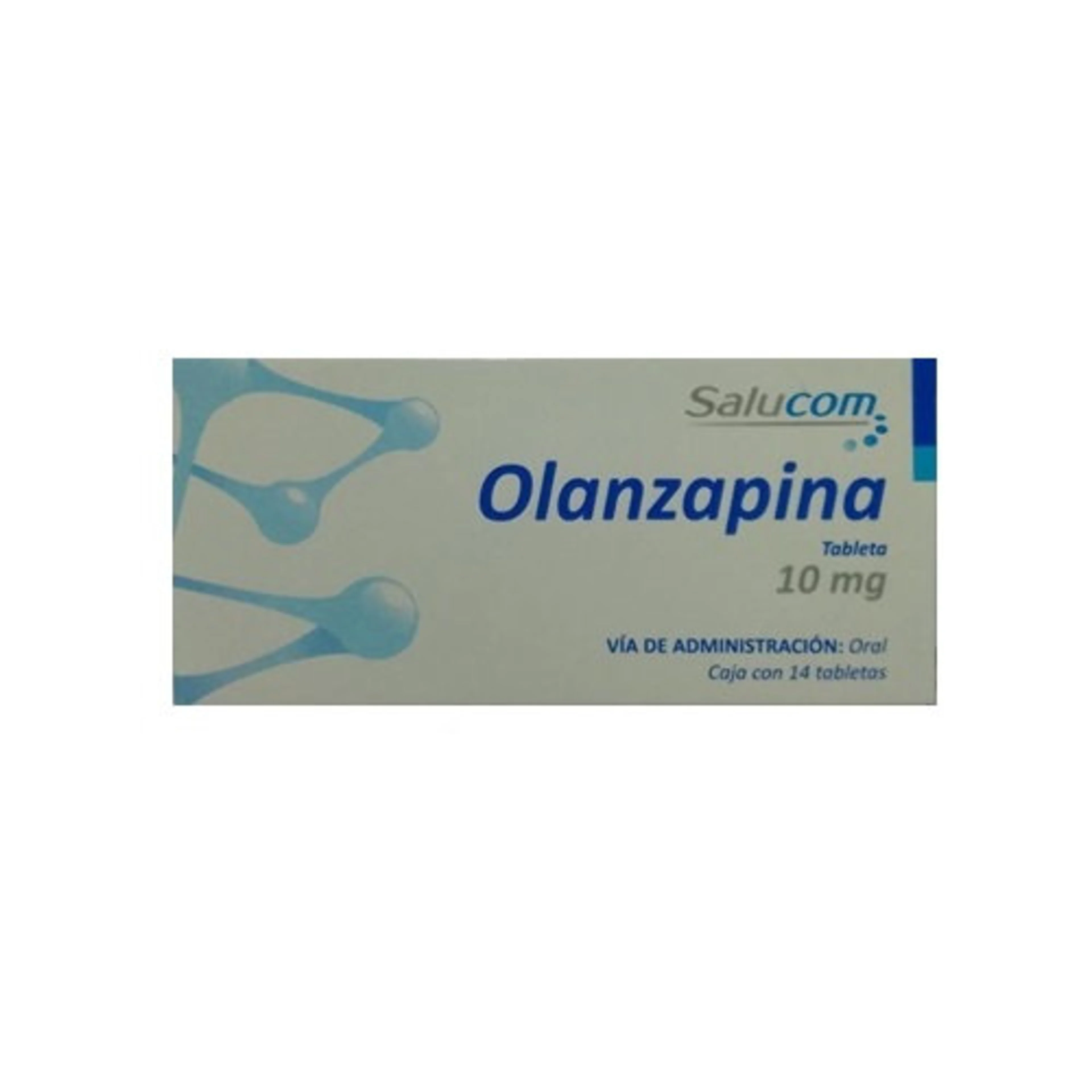 Olanzapina 10 Mg Con 14 Tabletas