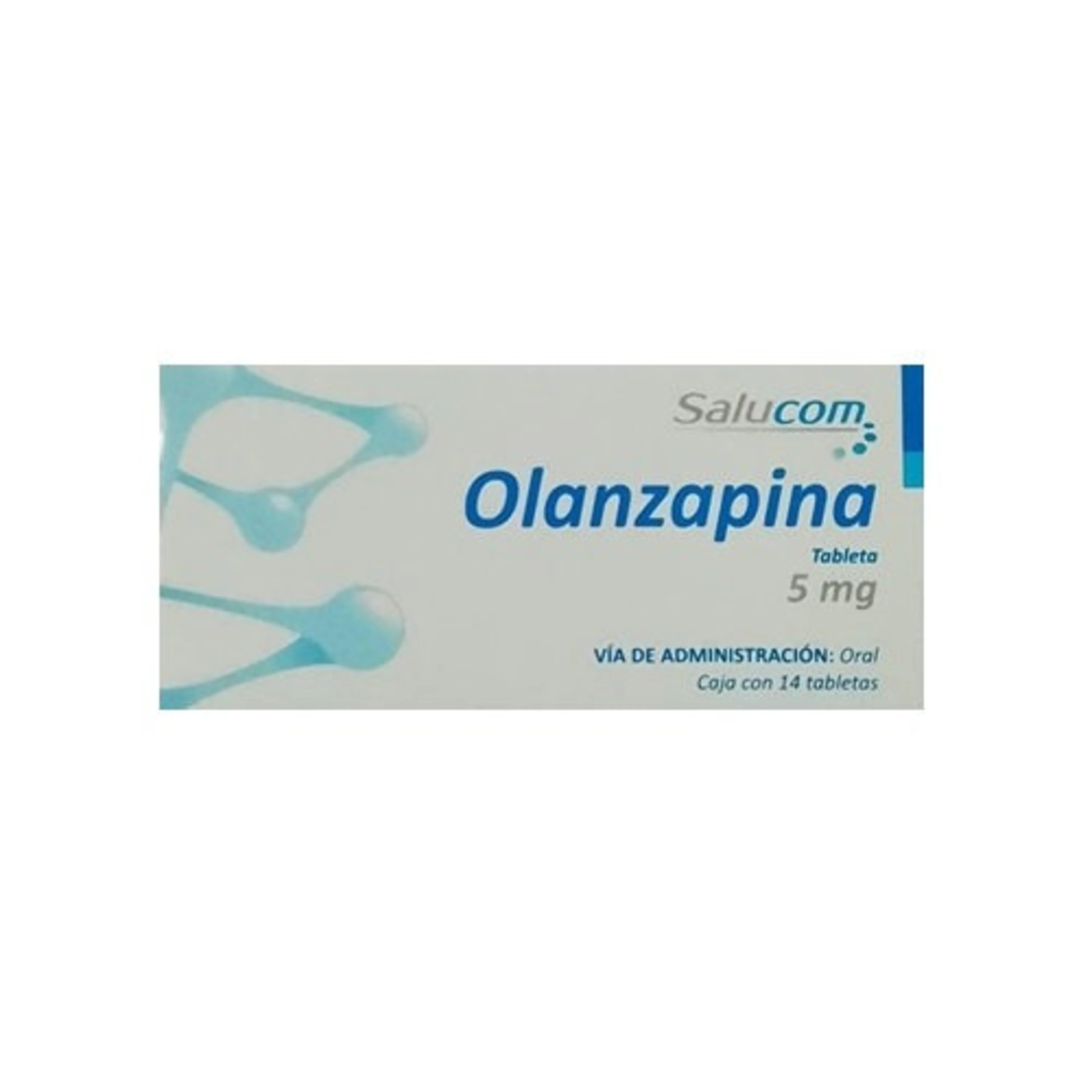 Olanzapina 5 Mg Con 14 Tabletas