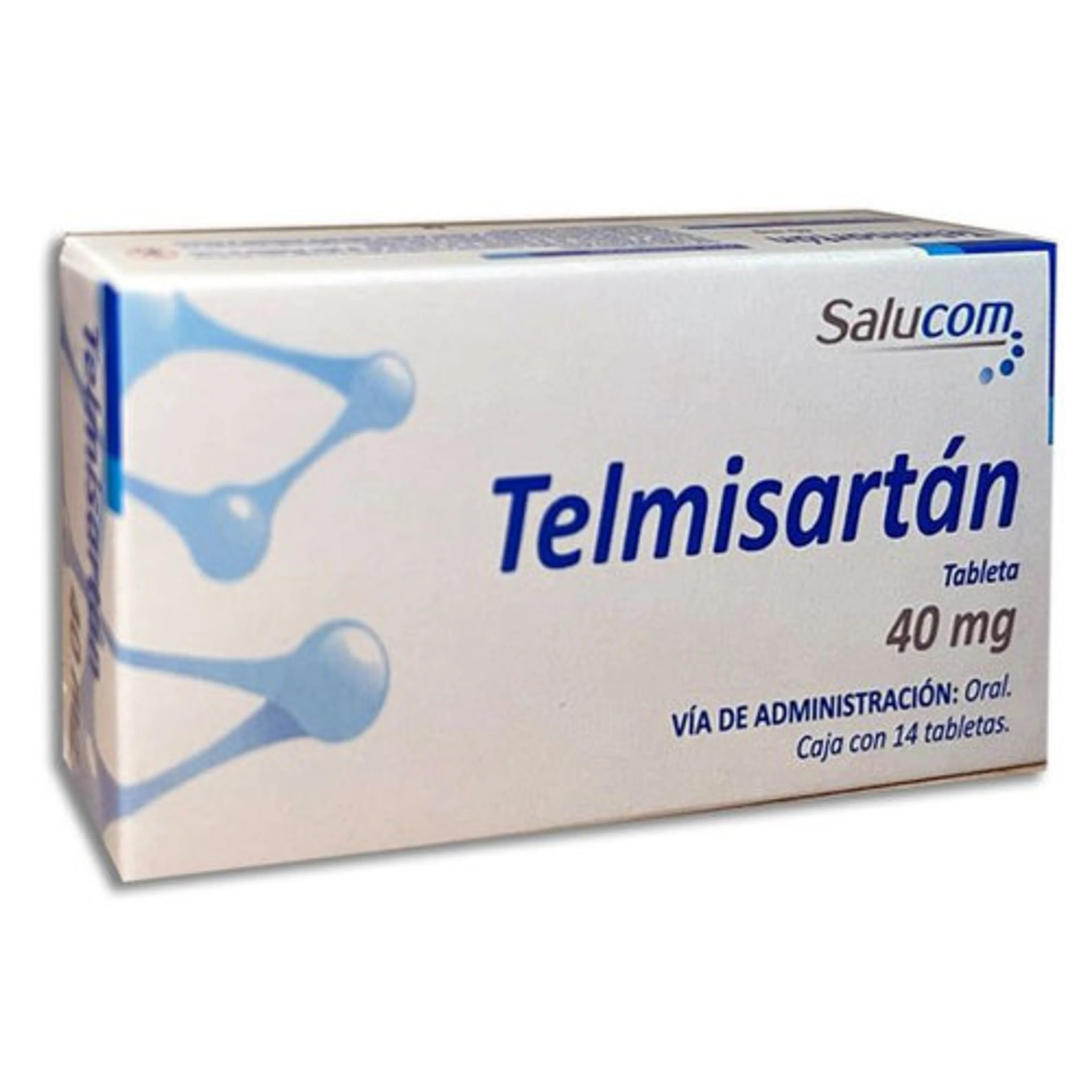 Telmisartán 40 Mg Con 14 Tabletas
