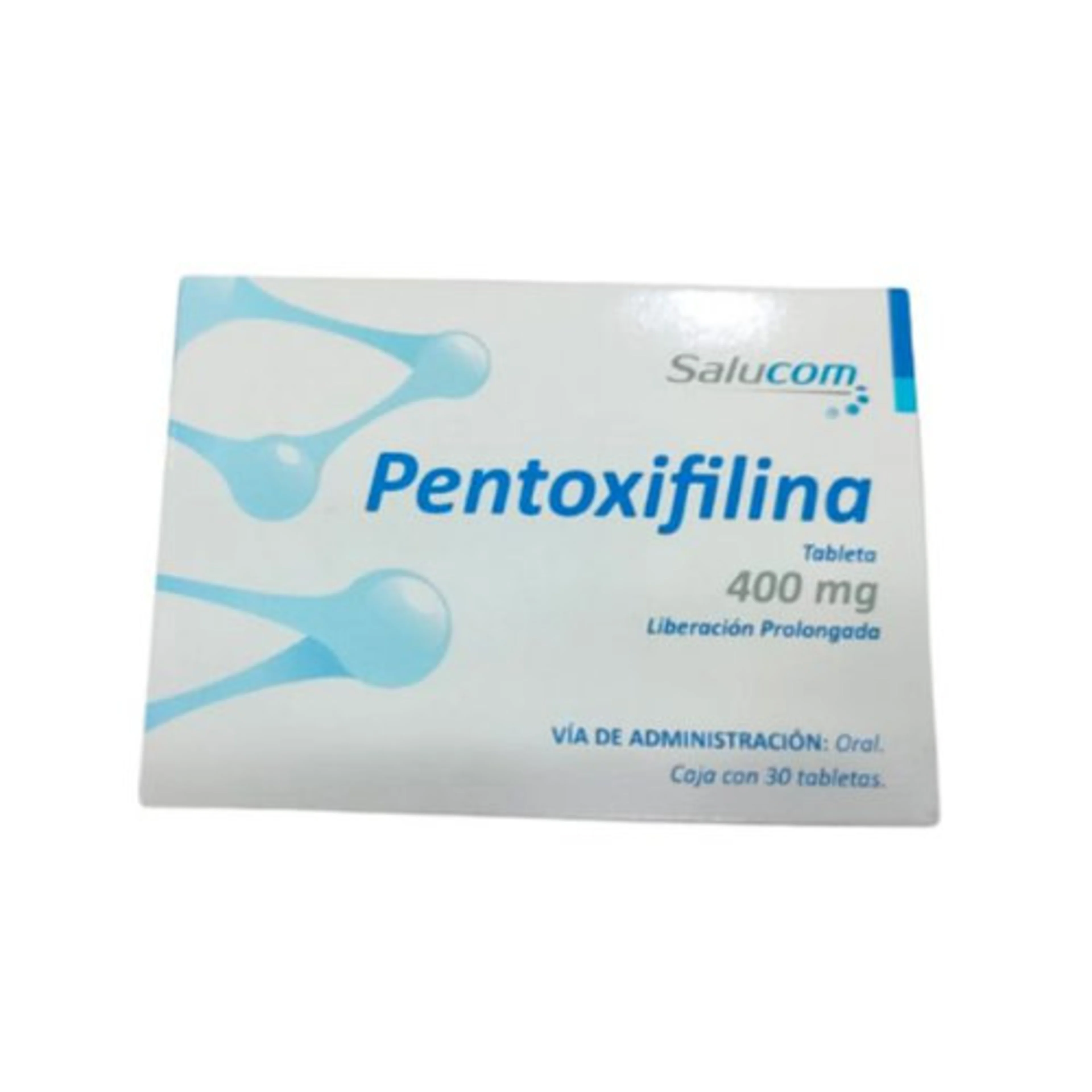 Pentoxifilina 400 Mg Con 30 Tabletas