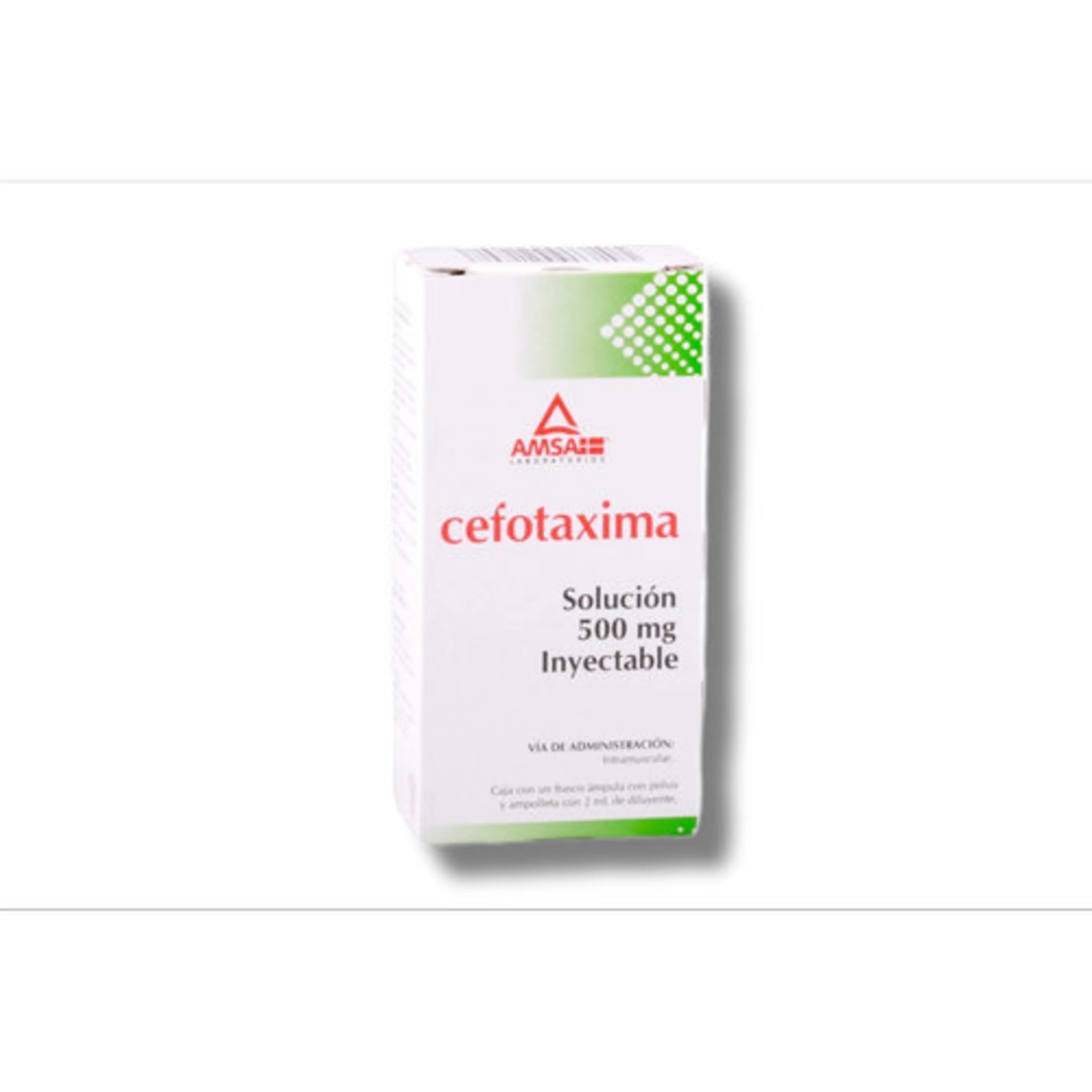 Cefotaxima 500 Mg Con 1 Ampolleta