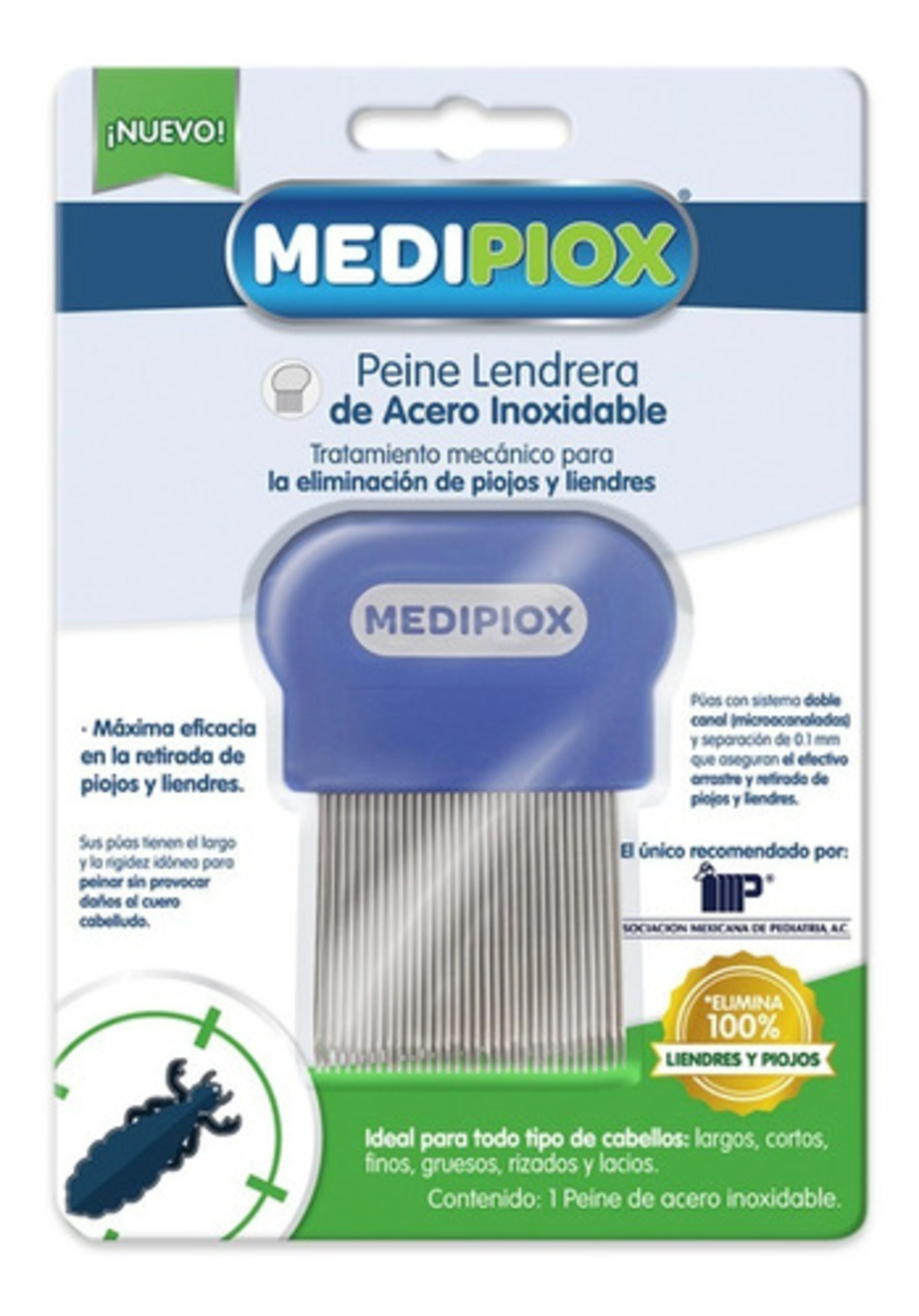 Peine medipiox lendrera 1 pza
