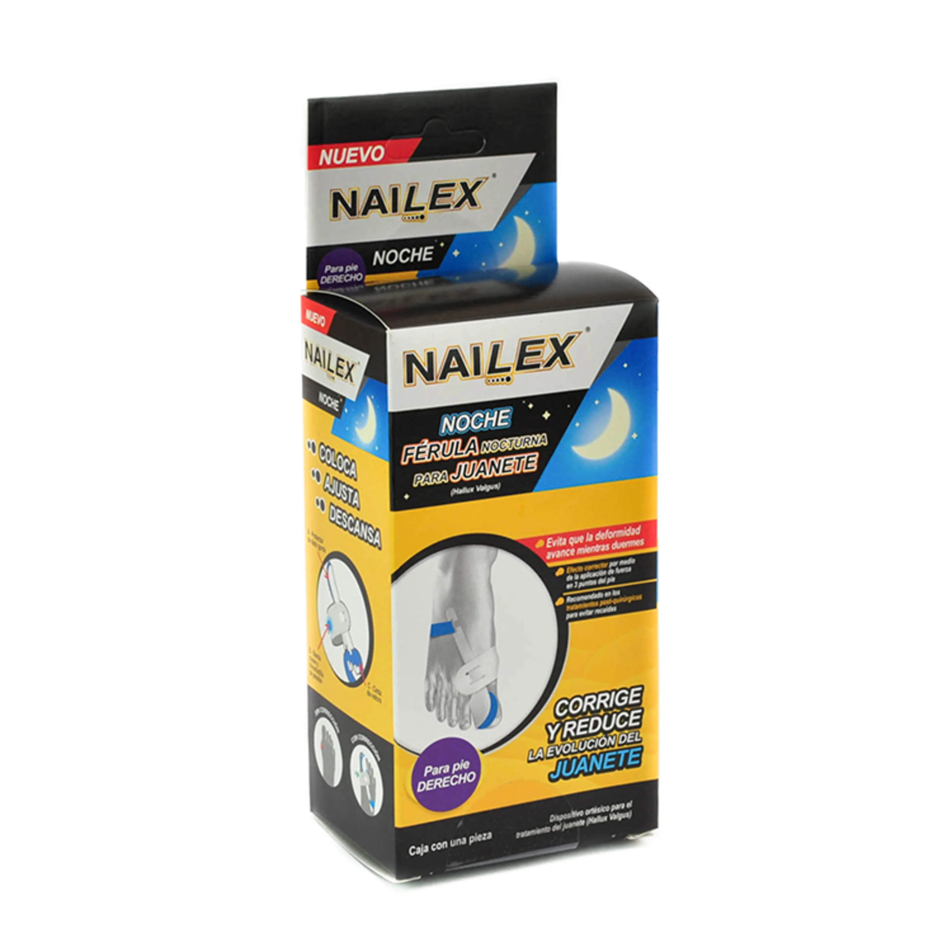 Nailex Férula Nocturna Para Juanete Pie Derecho 1 Pieza