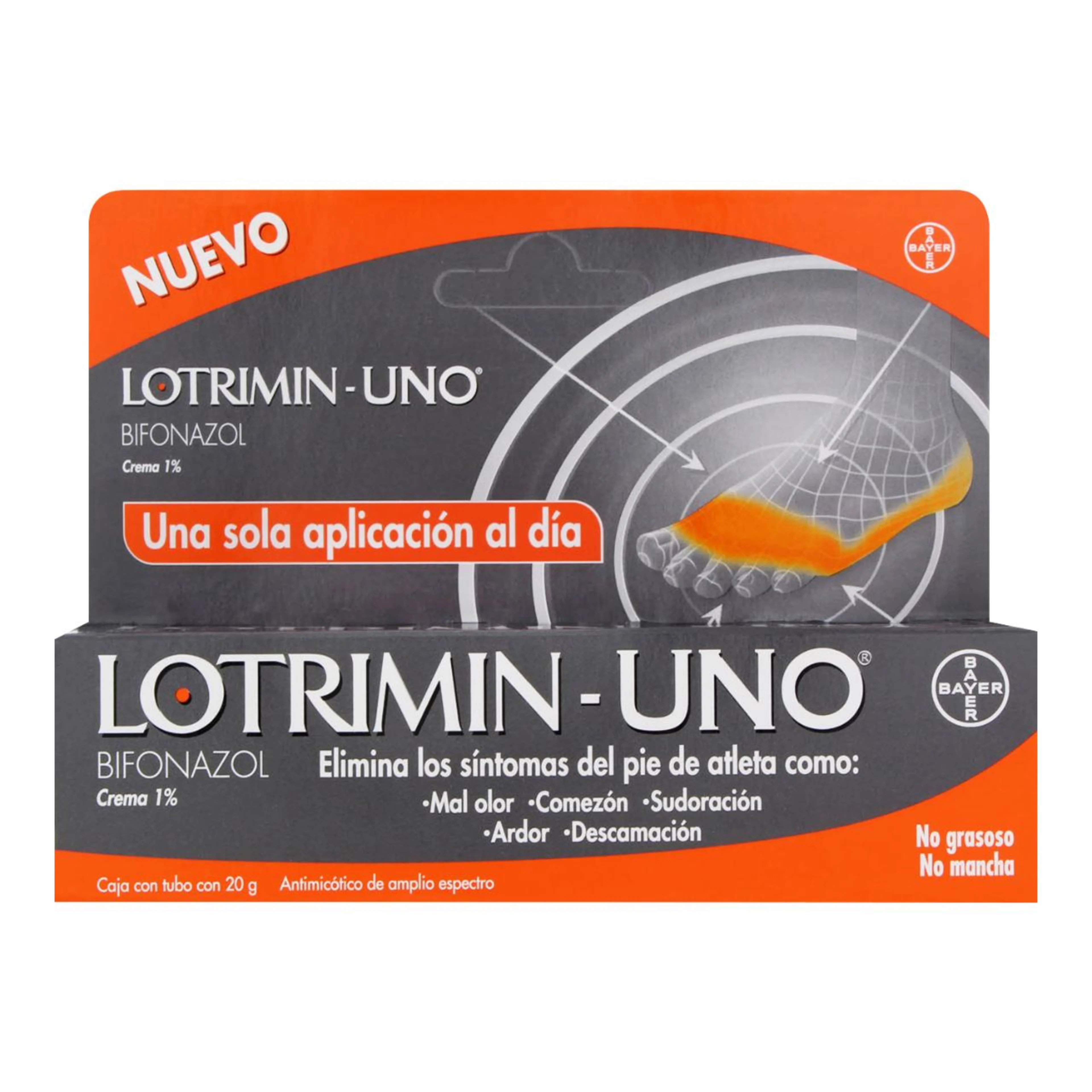 Lotrimin Uno 1% Crema Tubo 20 G