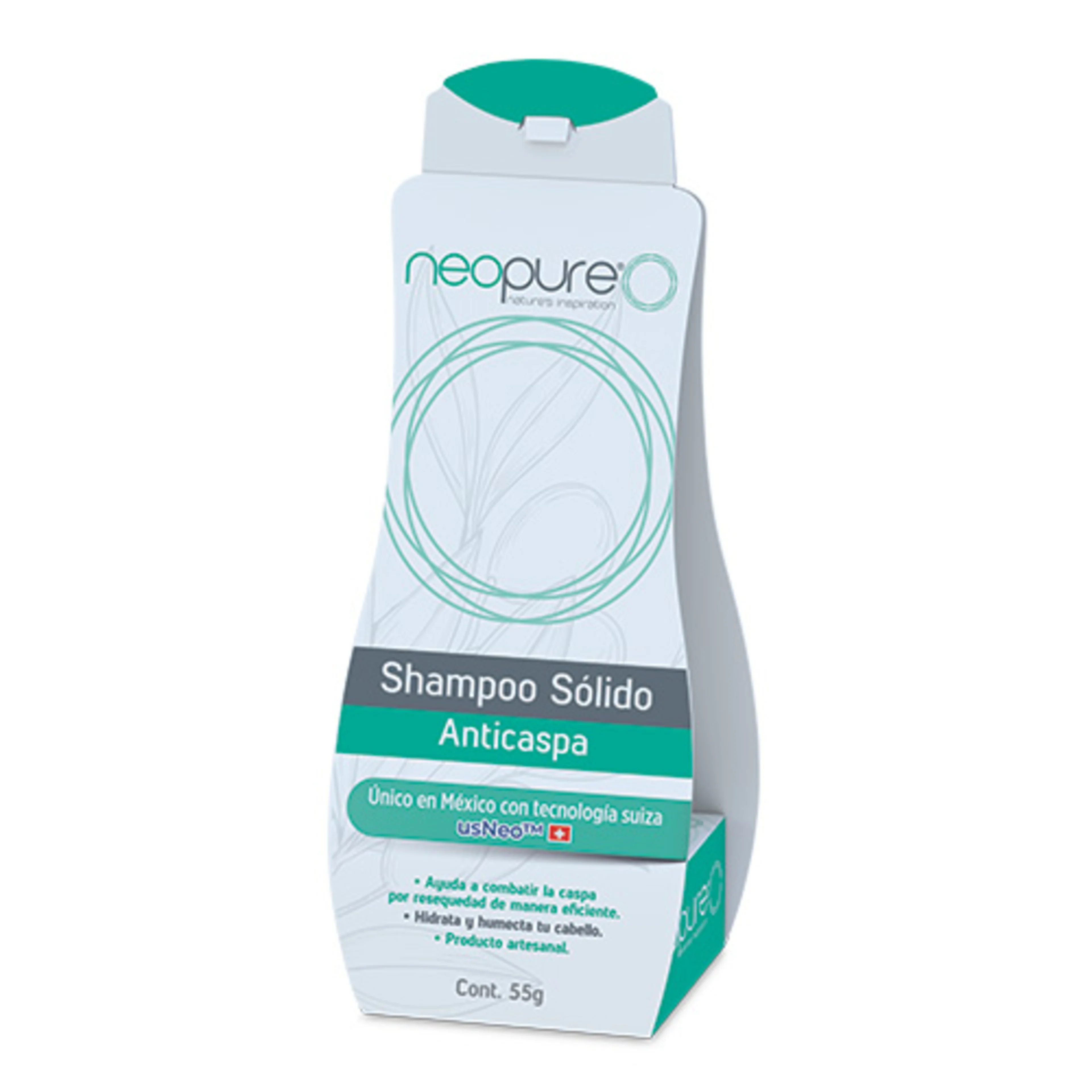 Neopure Shampoo Anticaspa Barra De 55 g