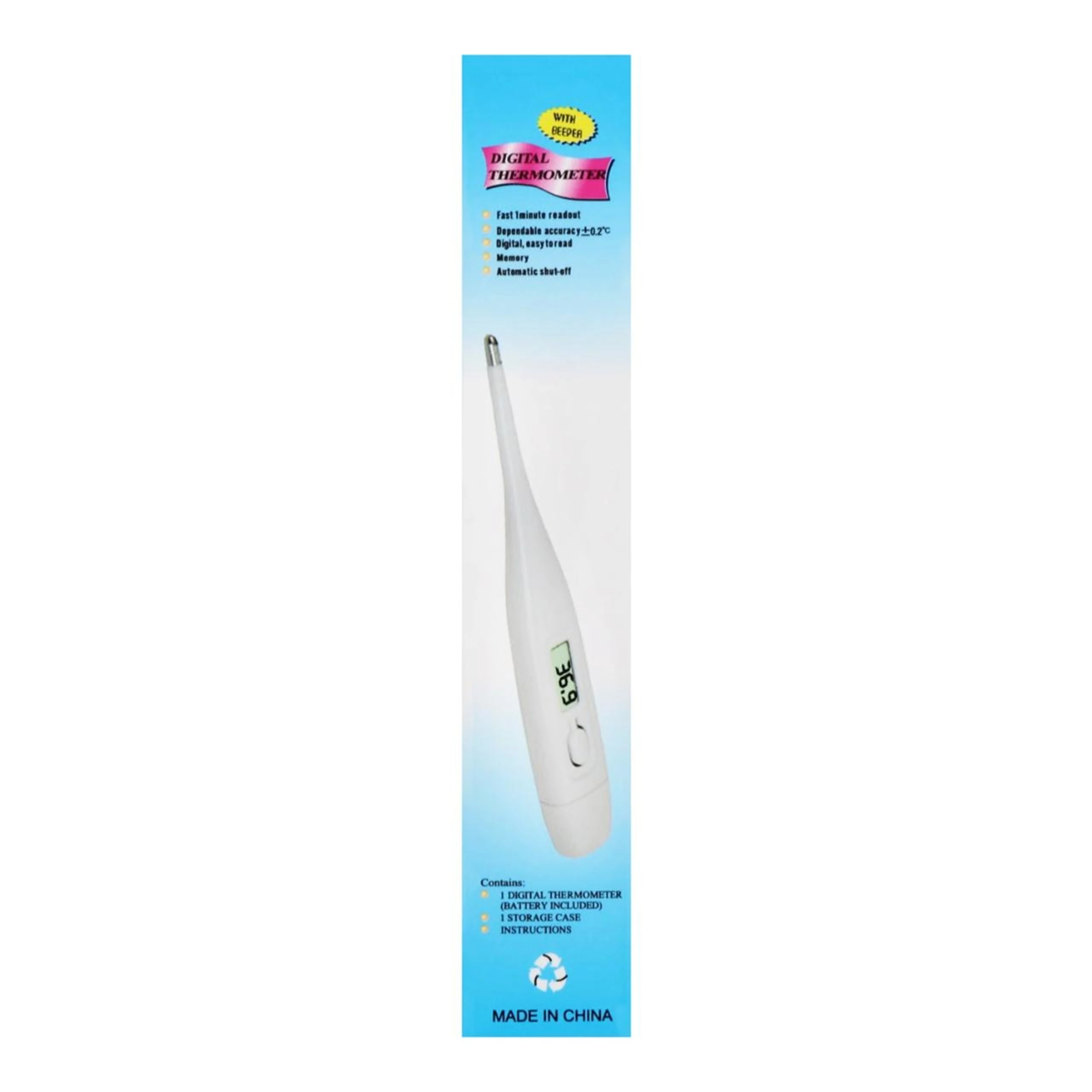 Termómetro digital de pluma 1pz