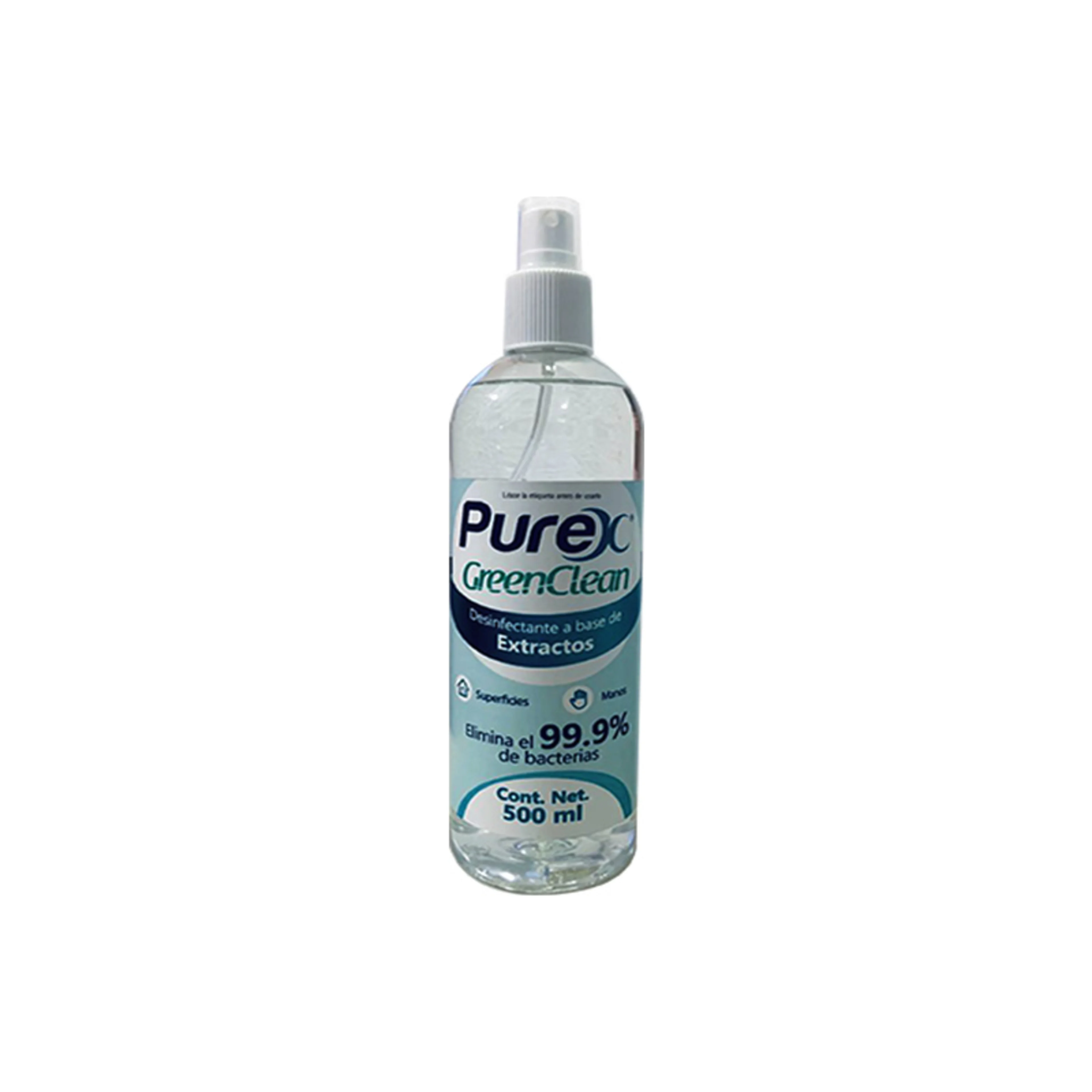Purex green clean desinfectantes de superficies y manos 500 ml spray