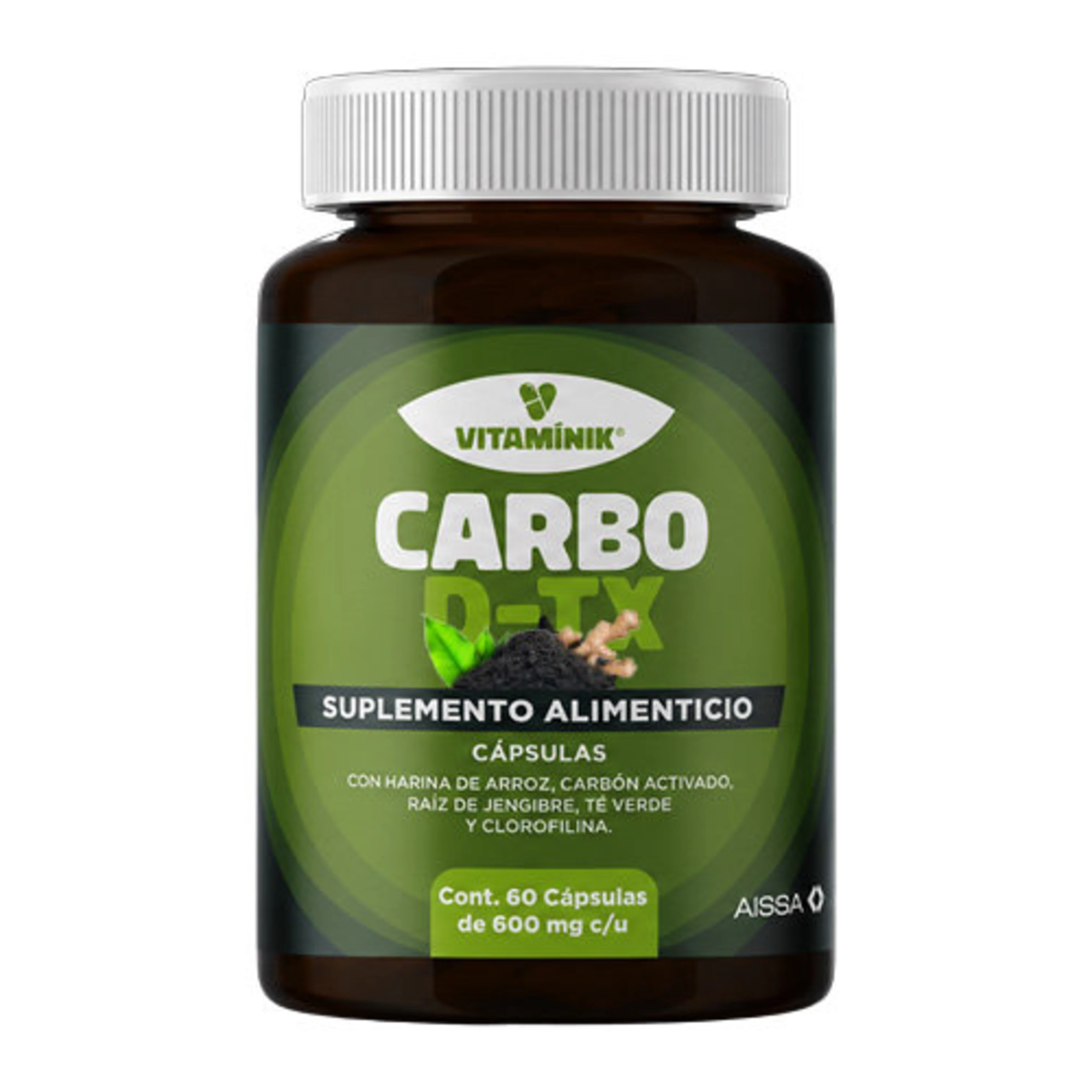 Carbo D-Tx 600 Mg Con 60 Cápsulas