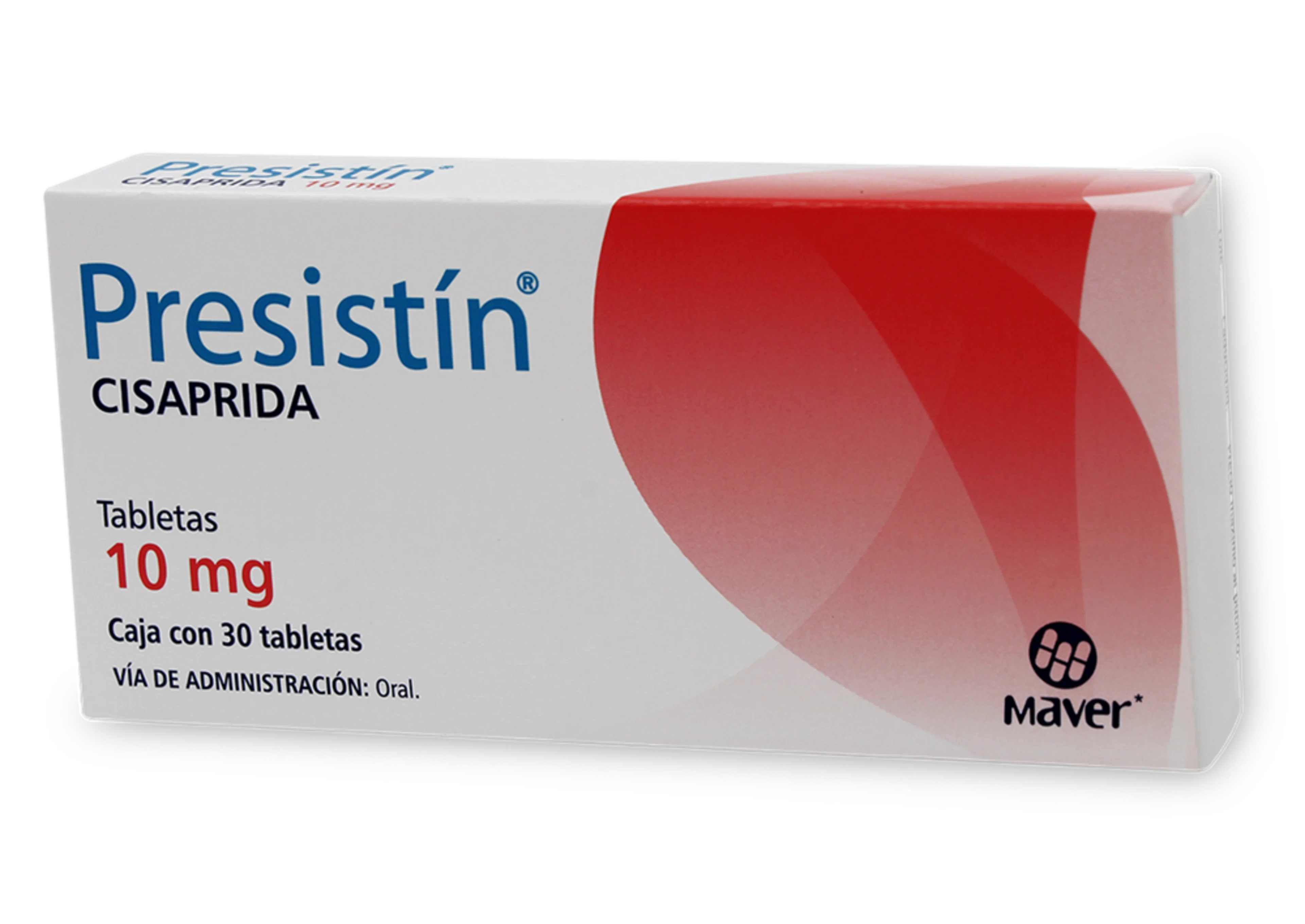Presistin 10 Mg Con 30 Tabletas