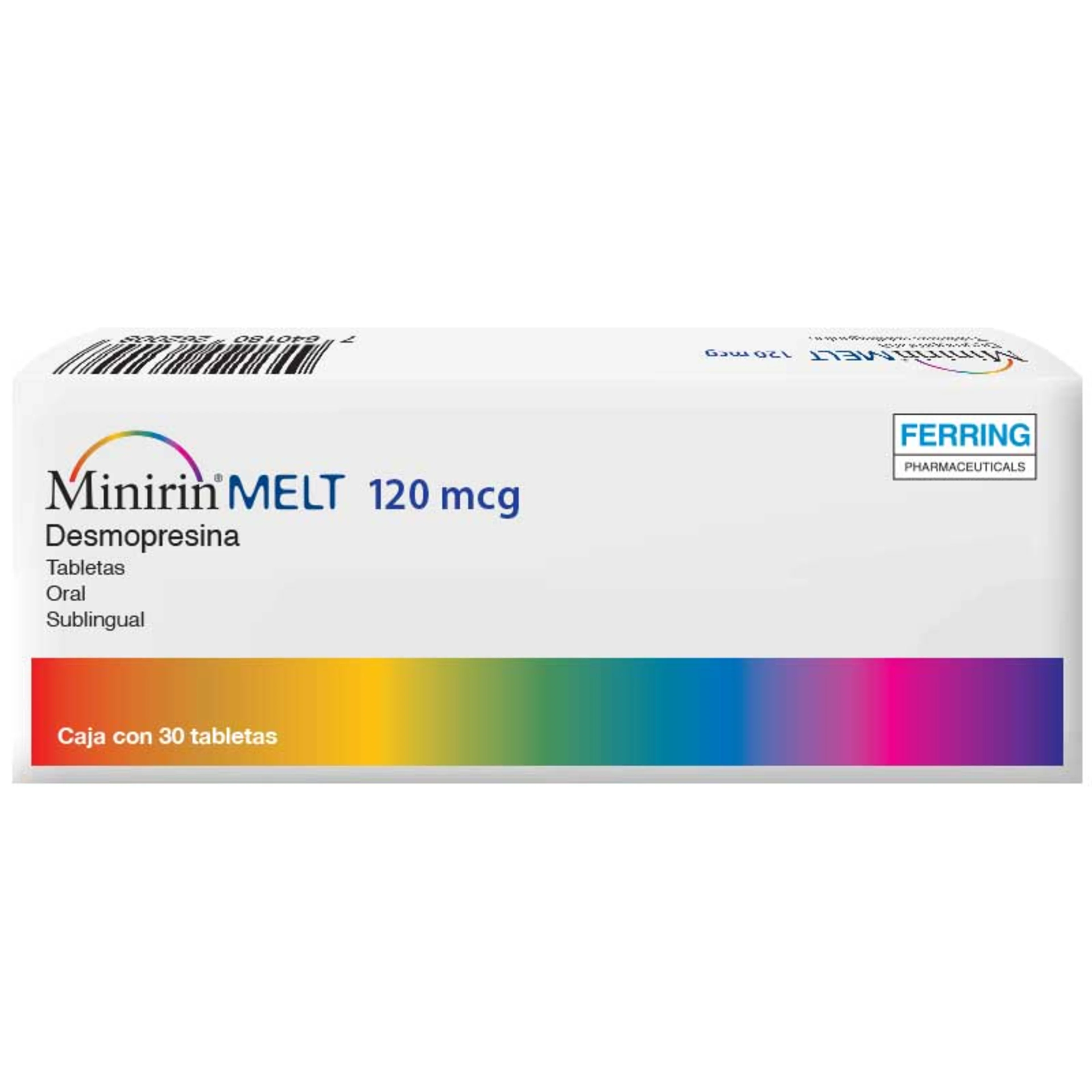 Minirin Melt 120 Mcg Con 30 Tabletas Sublinguales